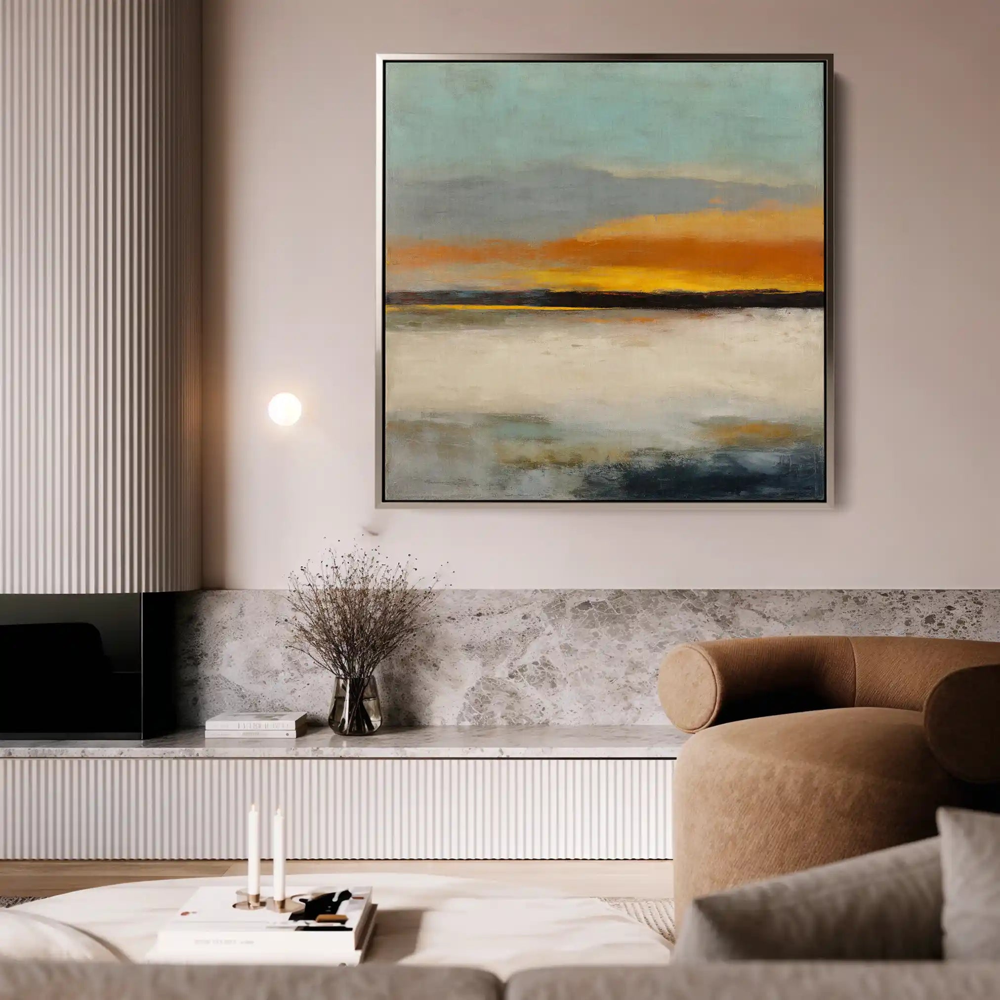 Abstract 768 Canvas Art 60 x 60 cm / Stretched on hidden frame