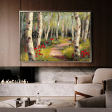 Floral Canvas Wall Art WAD768-F 90 x 60 cm / Stretched on hidden frame