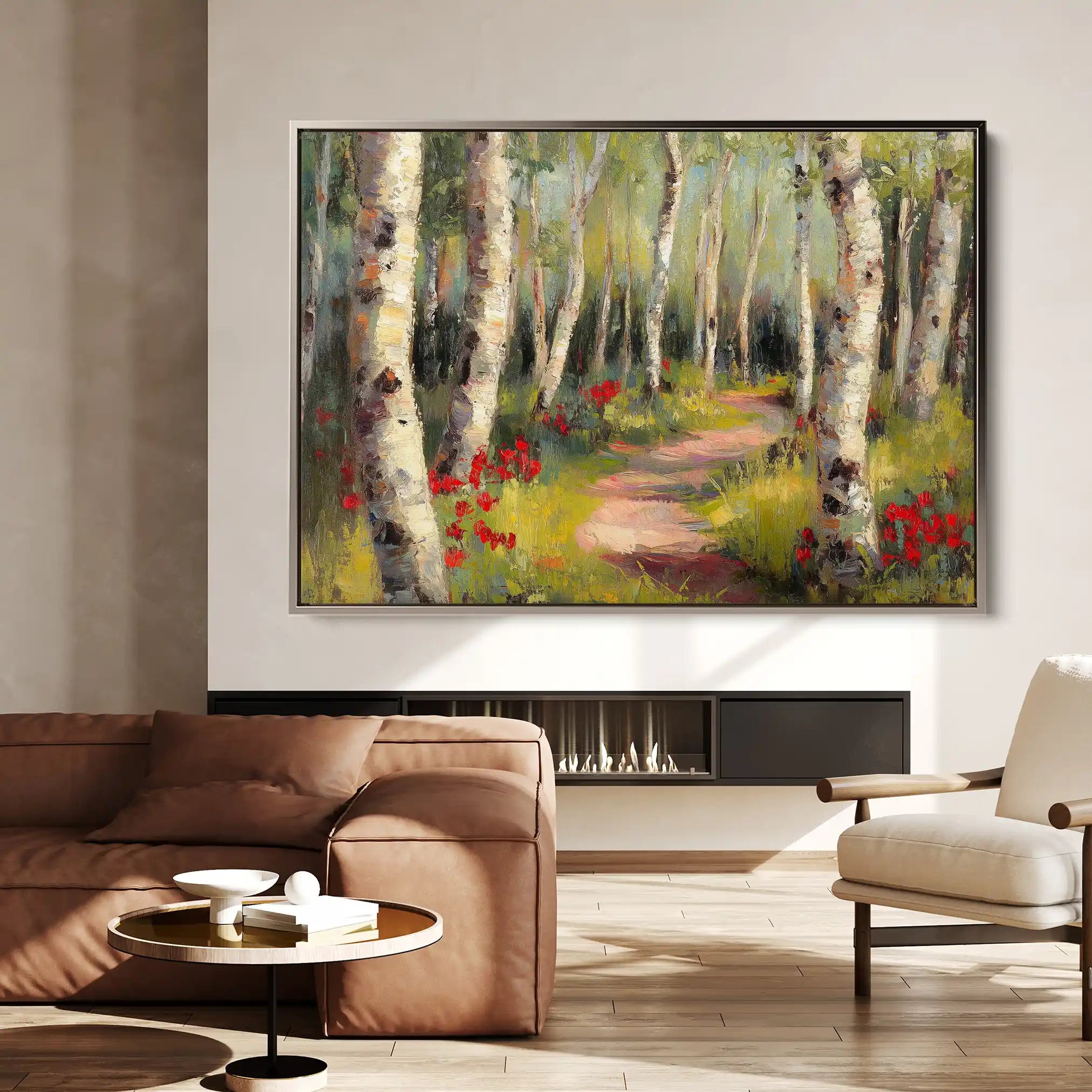 Floral Canvas Wall Art WAD768-F 90 x 60 cm / Stretched on hidden frame