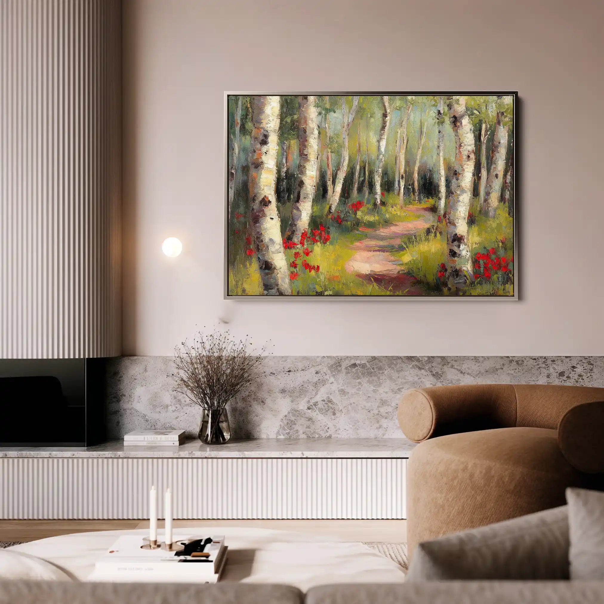 Floral Canvas Wall Art WAD768-F 90 x 60 cm / Stretched on hidden frame