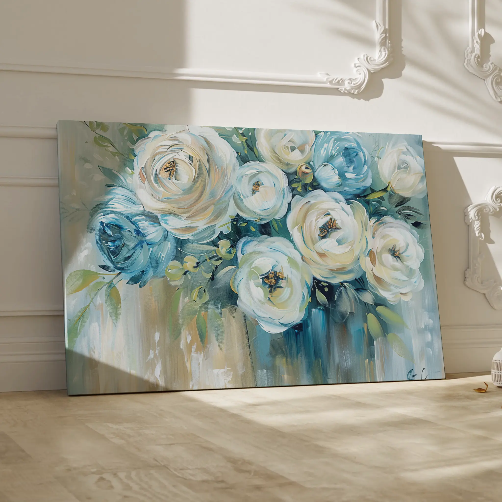 Floral Canvas Wall Art WAD769-F 90 x 60 cm / Stretched on hidden frame