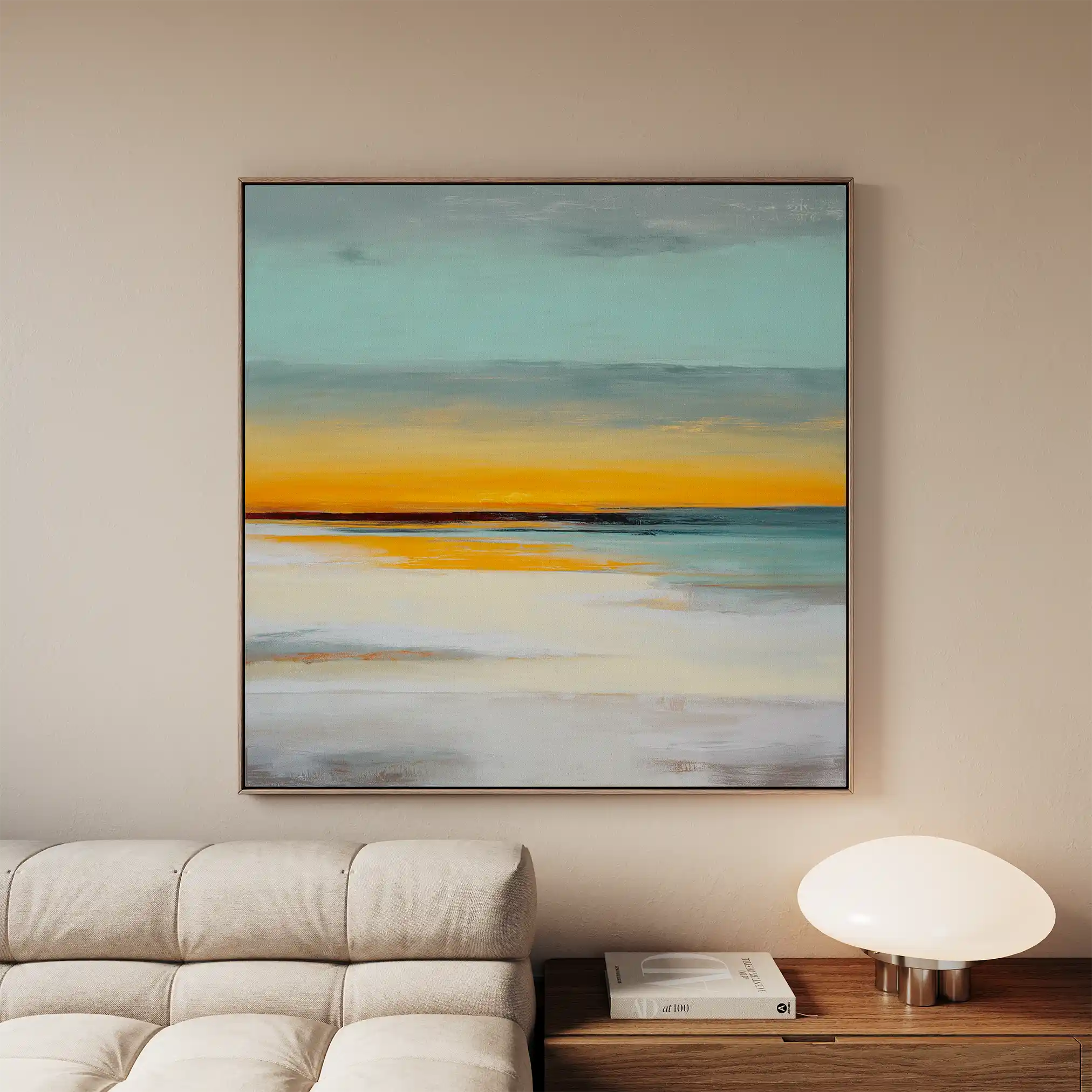 Abstract 770 Canvas Art 60 x 60 cm / Stretched on hidden frame