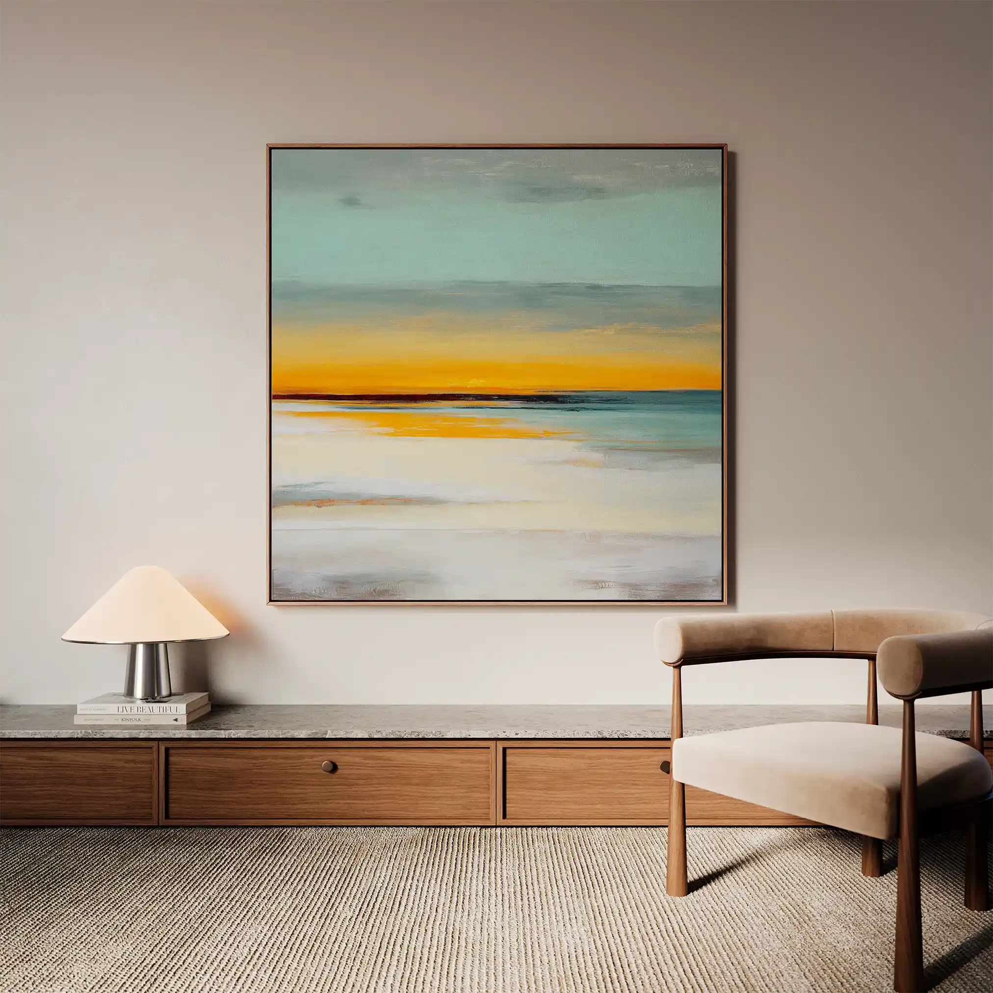 Abstract 770 Canvas Art 60 x 60 cm / Stretched on hidden frame