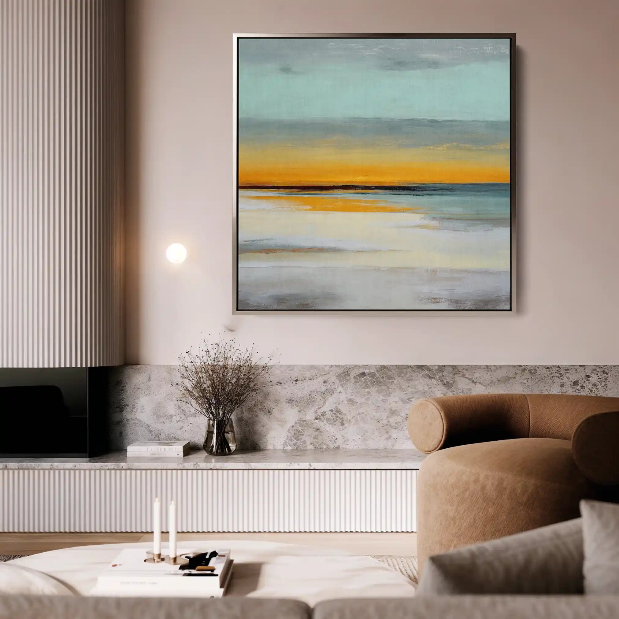 Abstract 770 Canvas Art 60 x 60 cm / Stretched on hidden frame