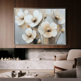 Floral Canvas Wall Art WAD770-F 90 x 60 cm / Stretched on hidden frame