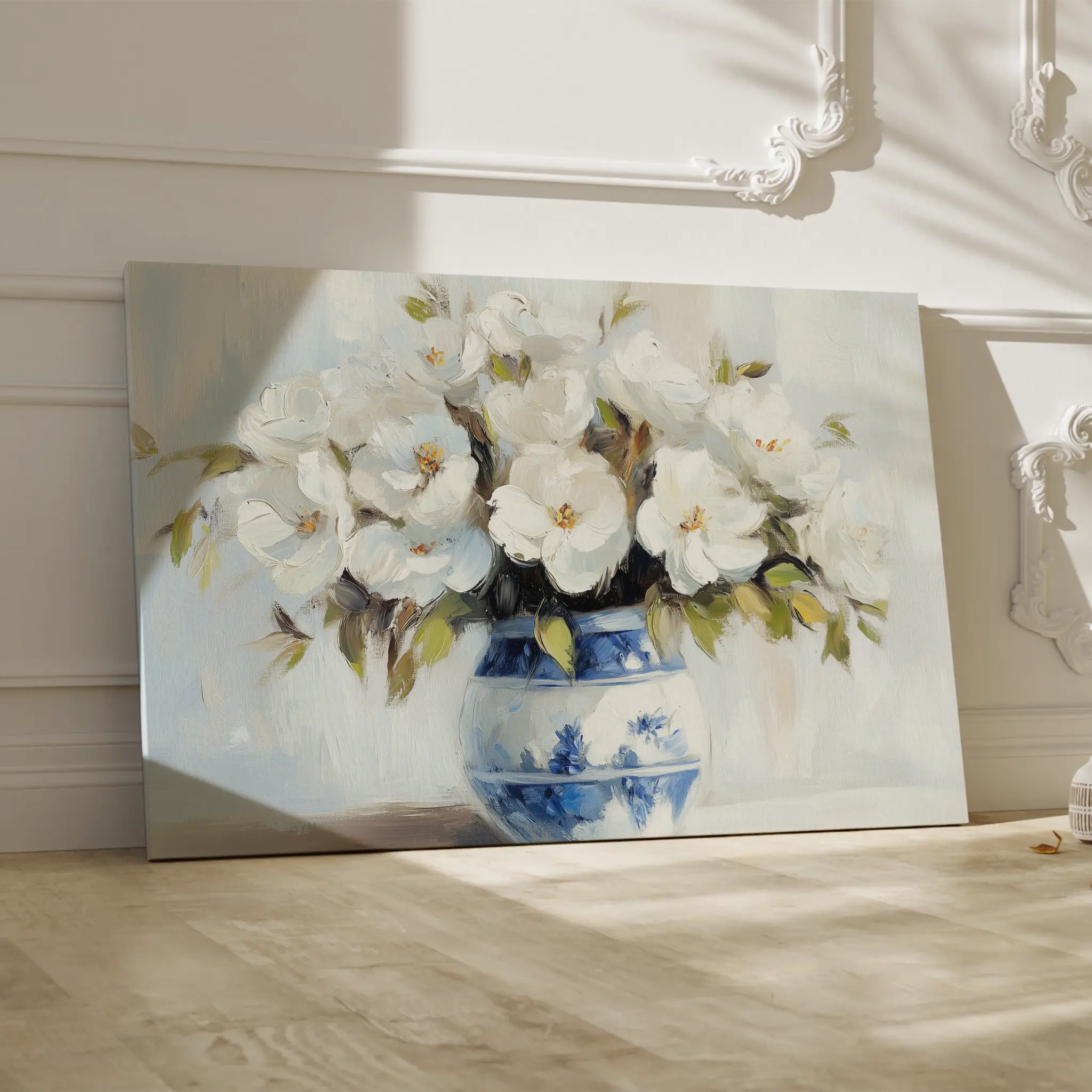 Floral Canvas Wall Art WAD771-F 90 x 60 cm / Stretched on hidden frame