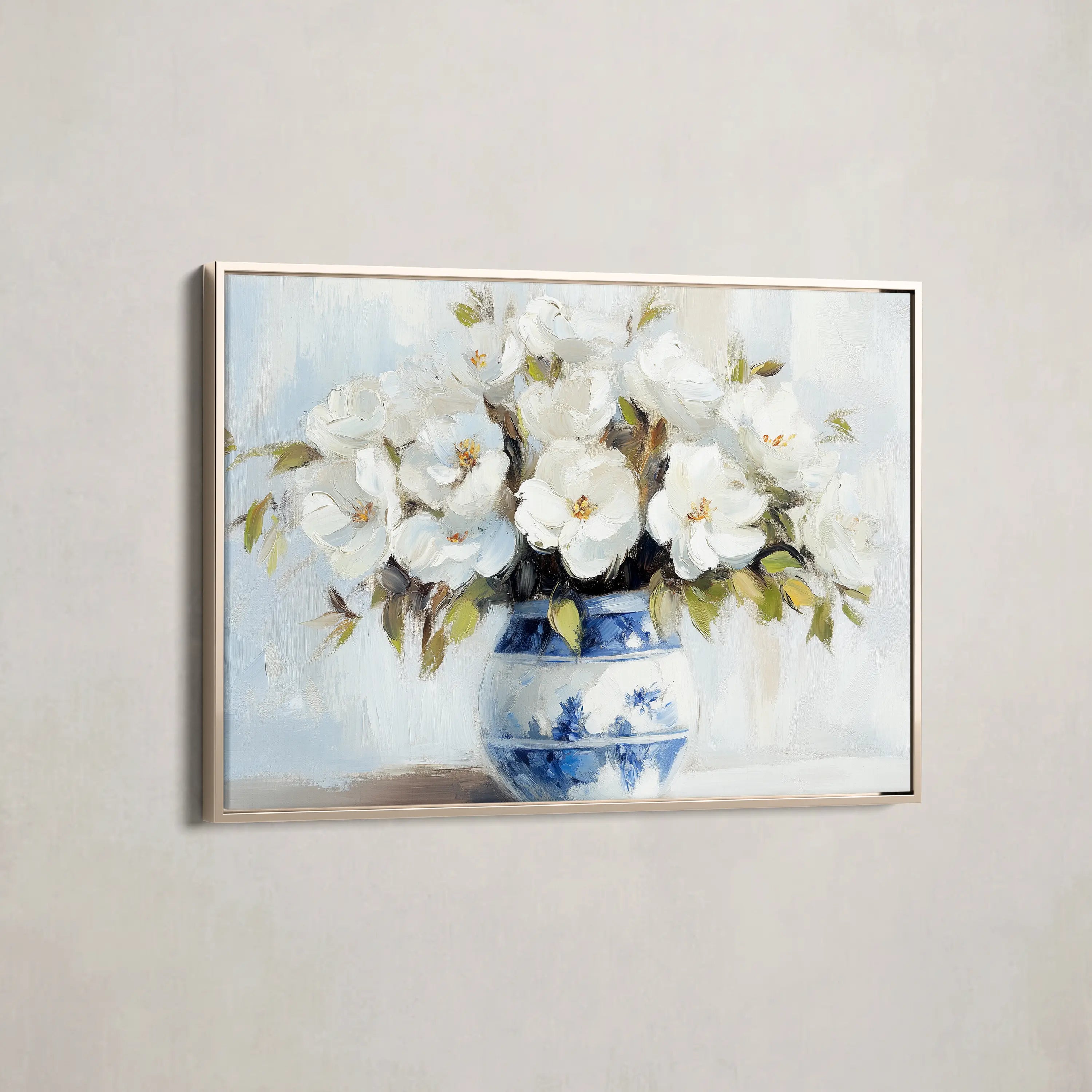 Floral Canvas Wall Art WAD771-F 90 x 60 cm / Stretched on hidden frame