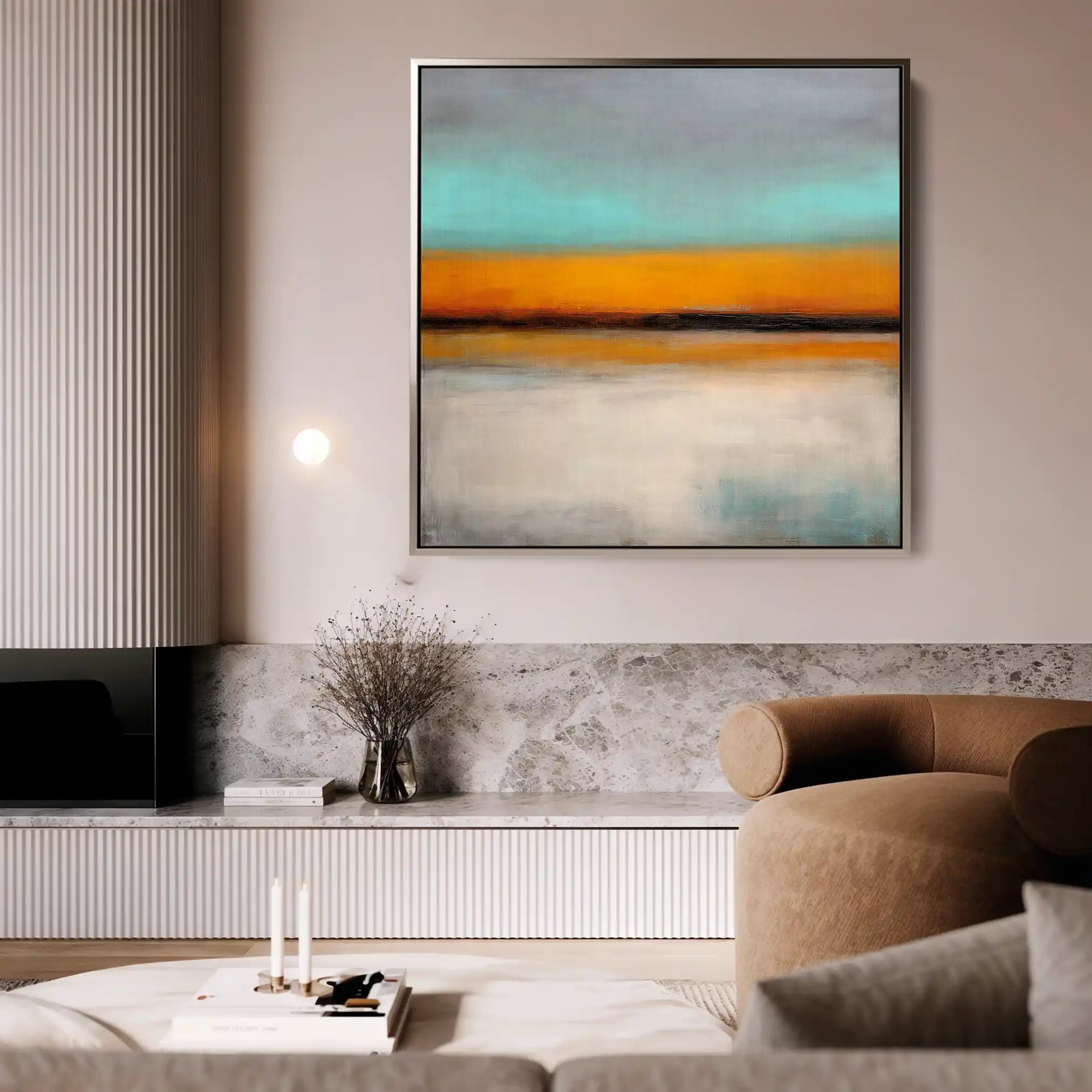 Abstract 772 Canvas Art 60 x 60 cm / Stretched on hidden frame