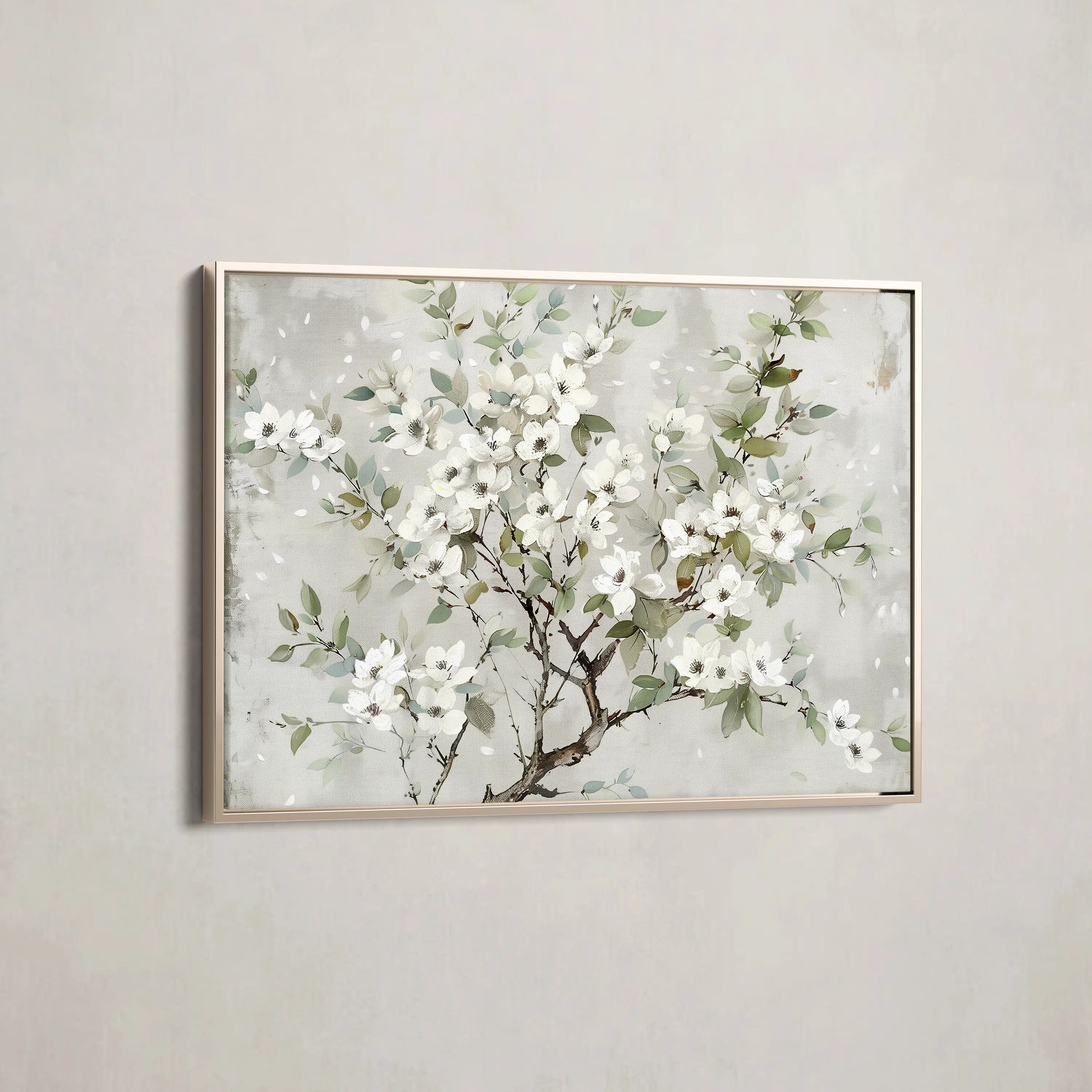 Floral Canvas Wall Art WAD773-F 90 x 60 cm / Stretched on hidden frame