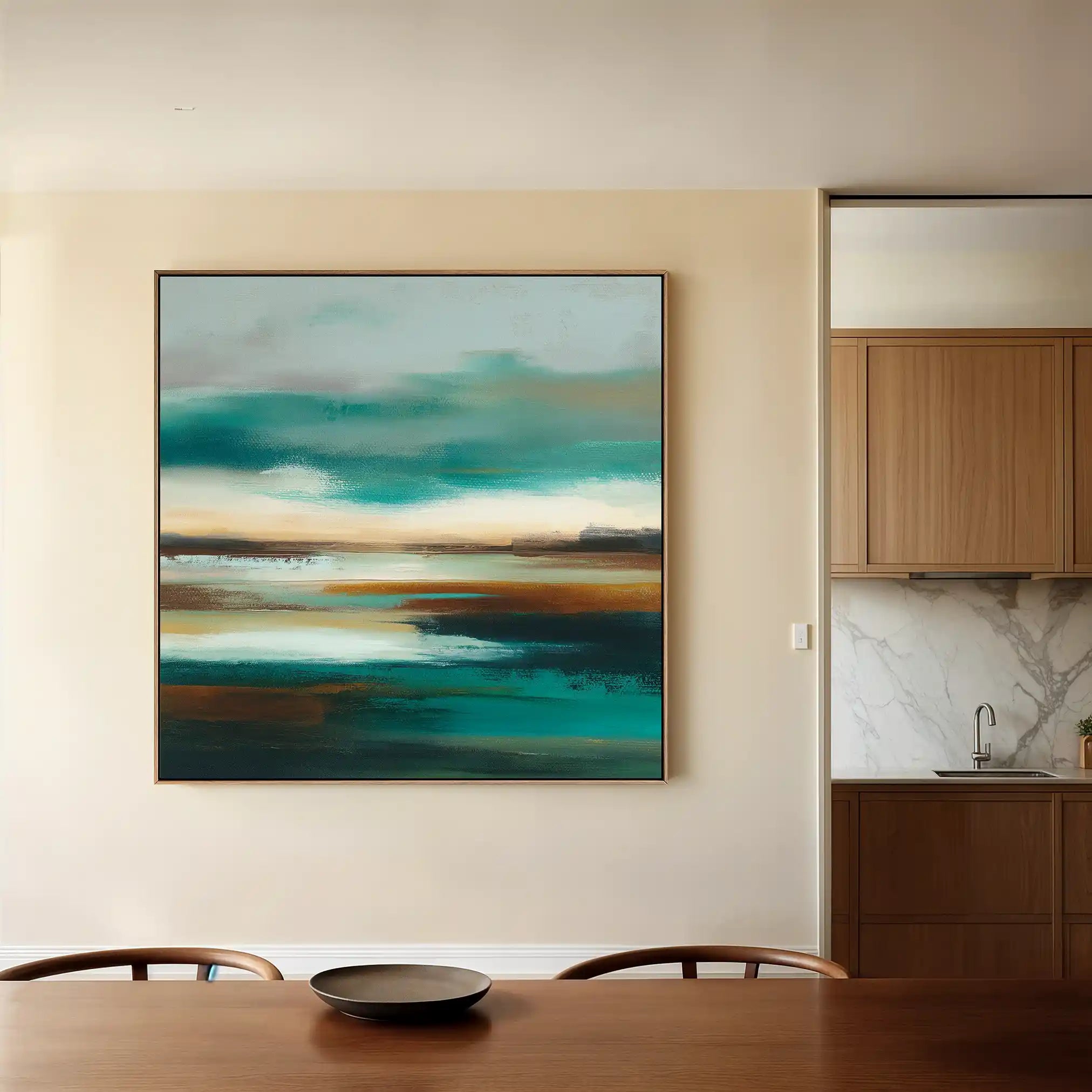 Abstract 774 Canvas Art 60 x 60 cm / Stretched on hidden frame
