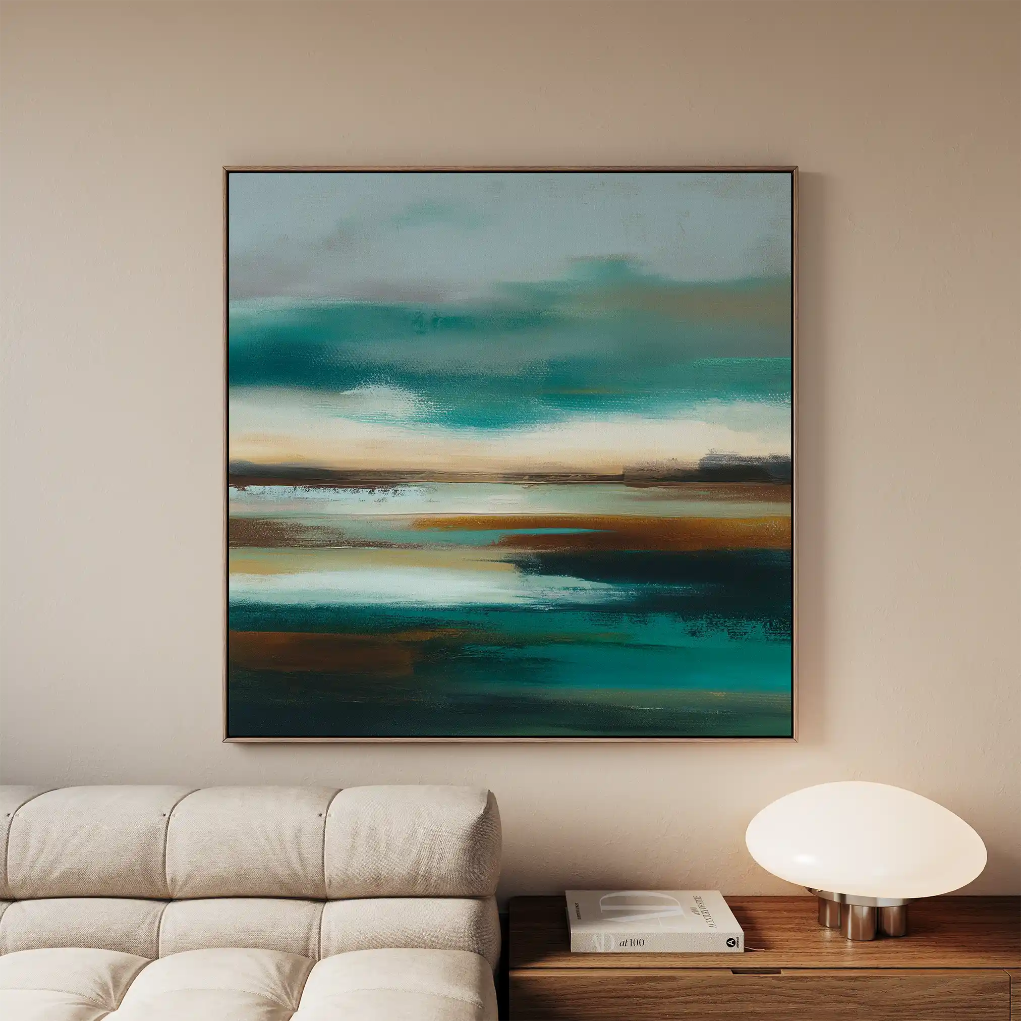 Abstract 774 Canvas Art 60 x 60 cm / Stretched on hidden frame