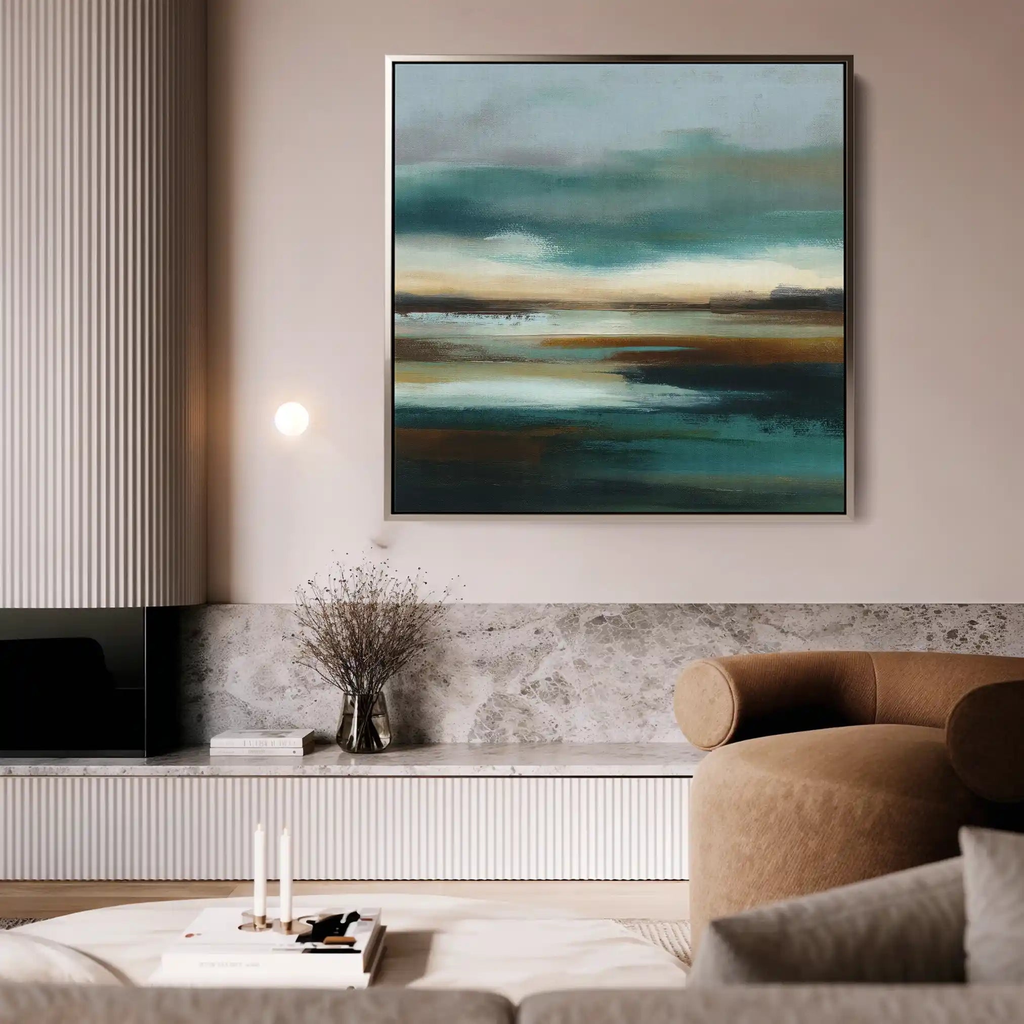 Abstract 774 Canvas Art 60 x 60 cm / Stretched on hidden frame