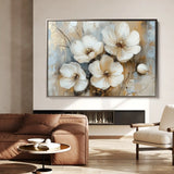 Floral Canvas Wall Art WAD774-F 90 x 60 cm / Stretched on hidden frame