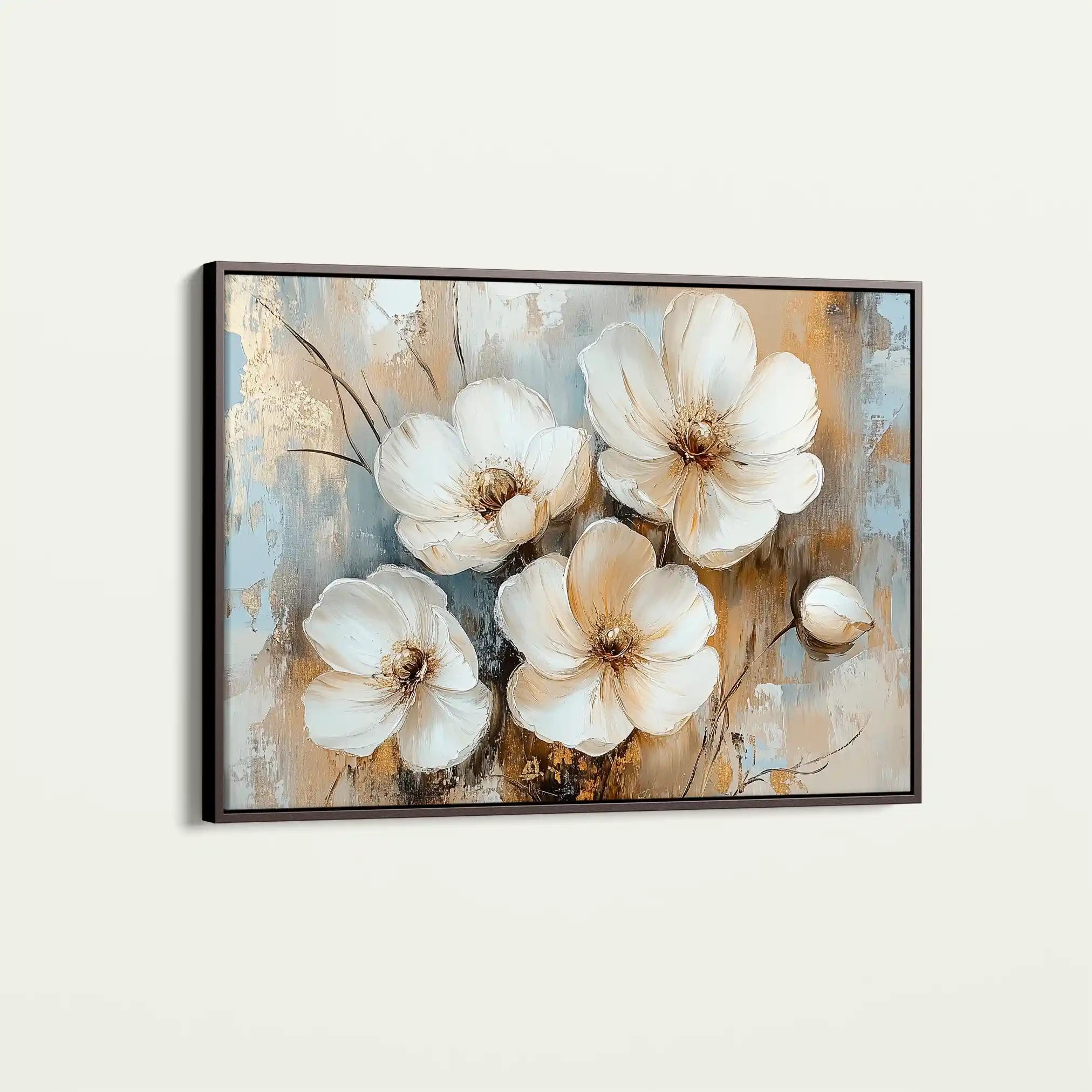 Floral Canvas Wall Art WAD774-F 90 x 60 cm / Stretched on hidden frame