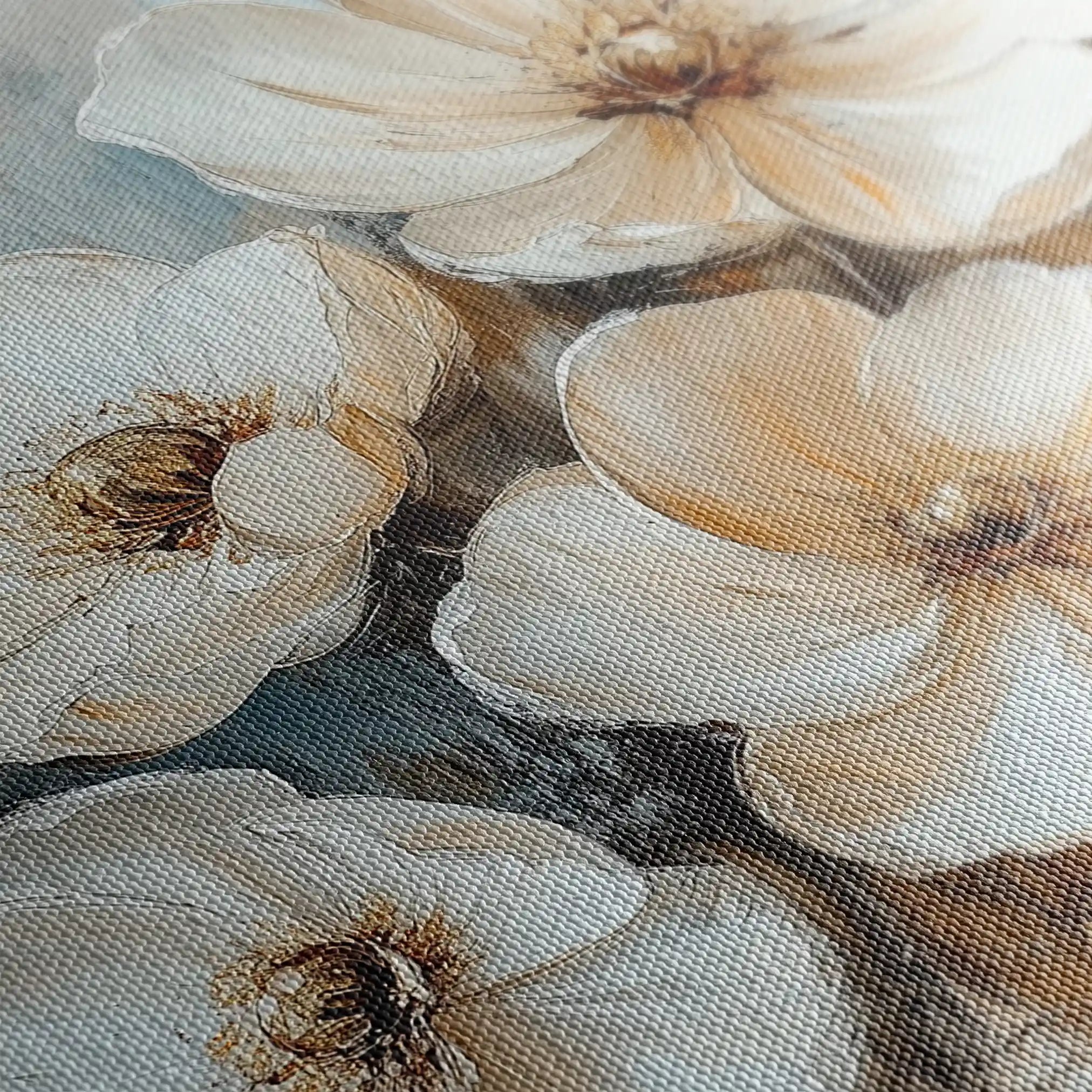 Floral Canvas Wall Art WAD774-F 90 x 60 cm / Stretched on hidden frame