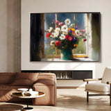 Floral Canvas Wall Art WAD775-F 90 x 60 cm / Stretched on hidden frame
