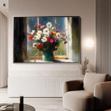 Floral Canvas Wall Art WAD775-F 90 x 60 cm / Stretched on hidden frame