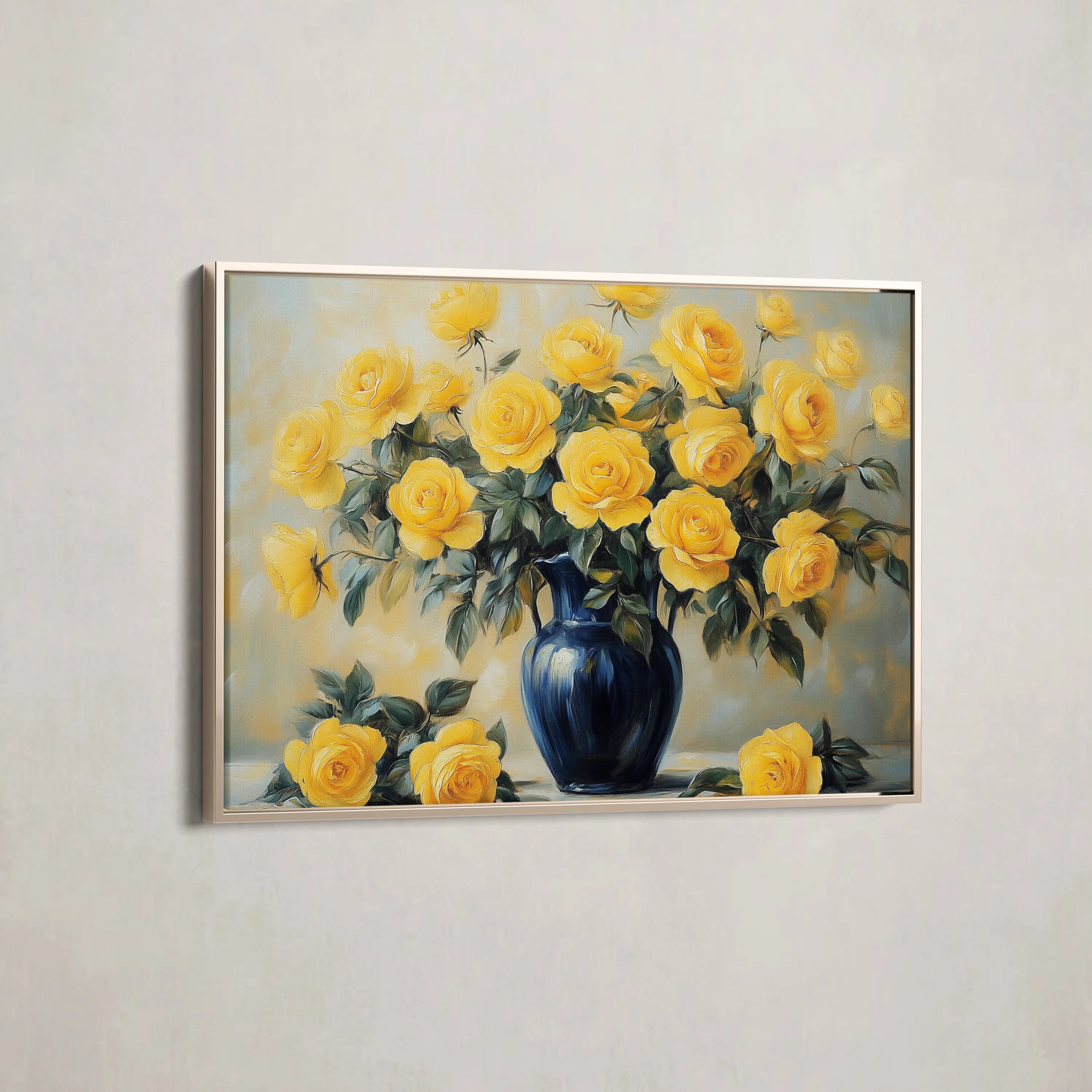 Floral Canvas Wall Art WAD776-F 90 x 60 cm / Stretched on hidden frame