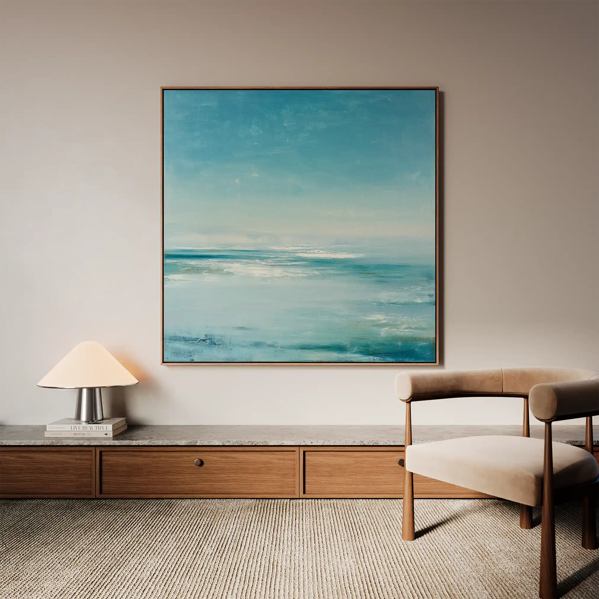 Abstract 777 Canvas Art 60 x 60 cm / Stretched on hidden frame