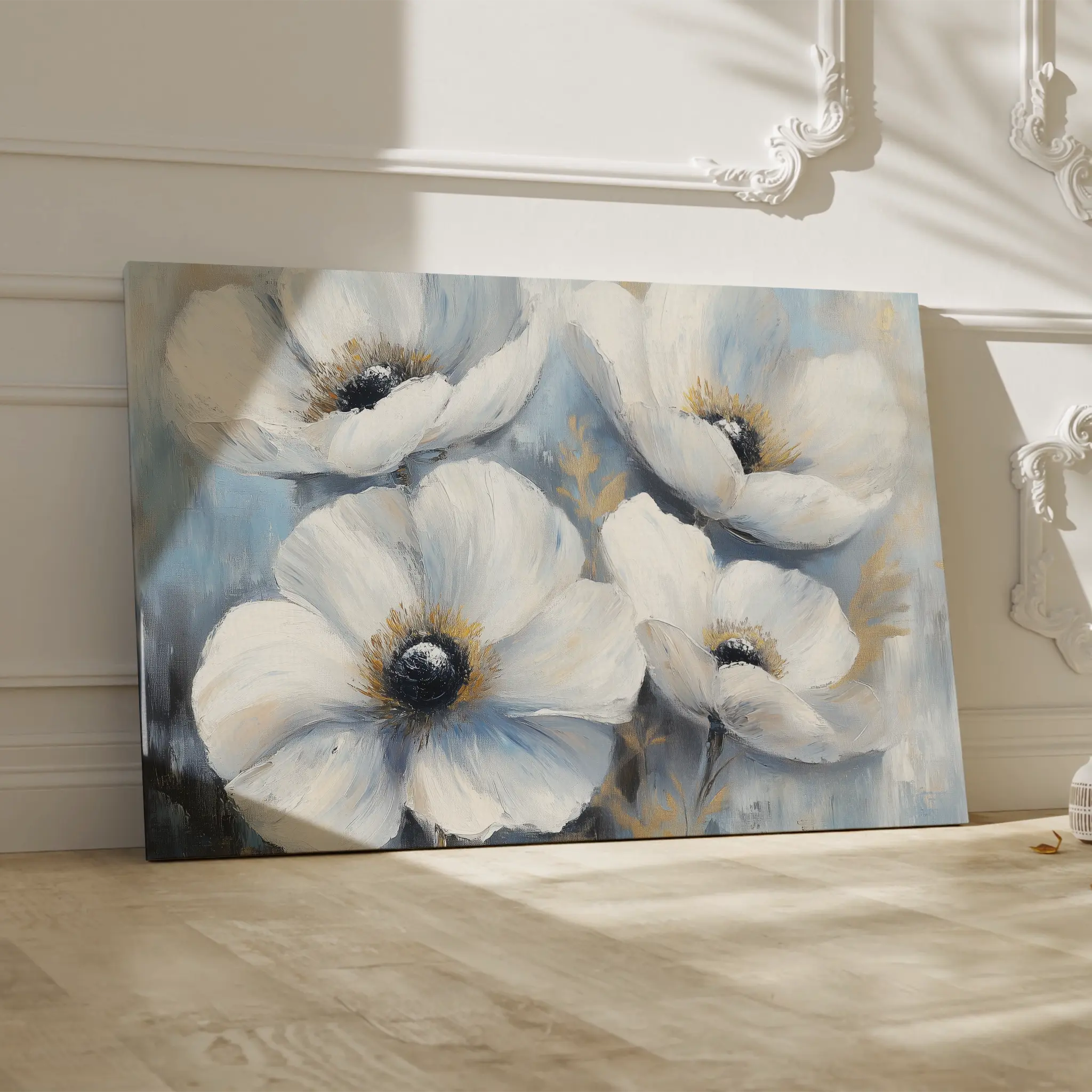 Floral Canvas Wall Art WAD777-F 90 x 60 cm / Stretched on hidden frame