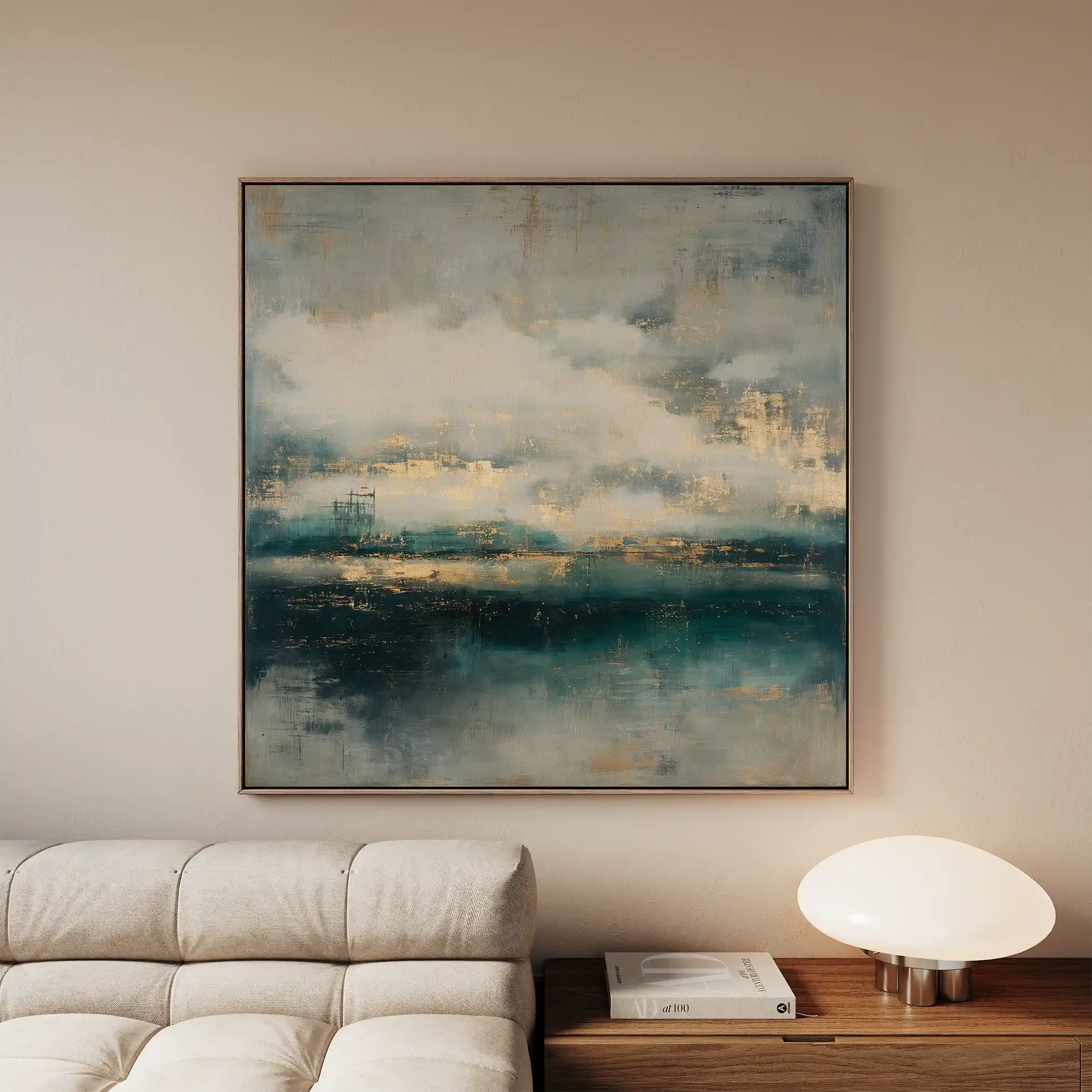 Abstract 778 Canvas Art 60 x 60 cm / Stretched on hidden frame