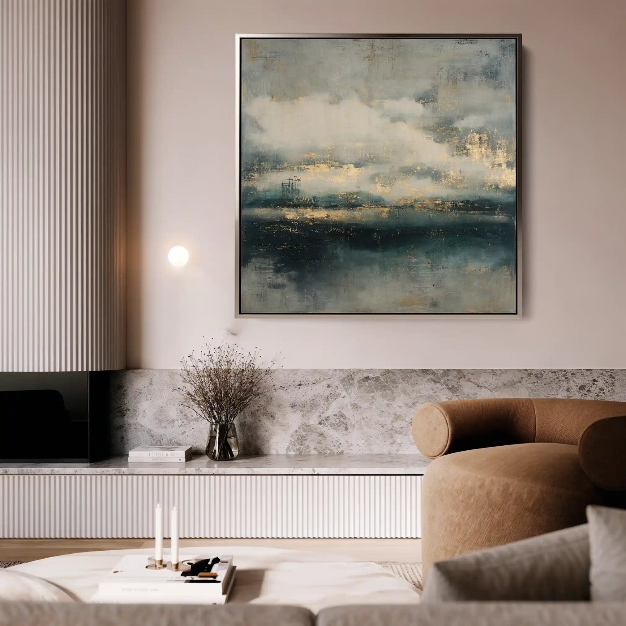 Abstract 778 Canvas Art 60 x 60 cm / Stretched on hidden frame