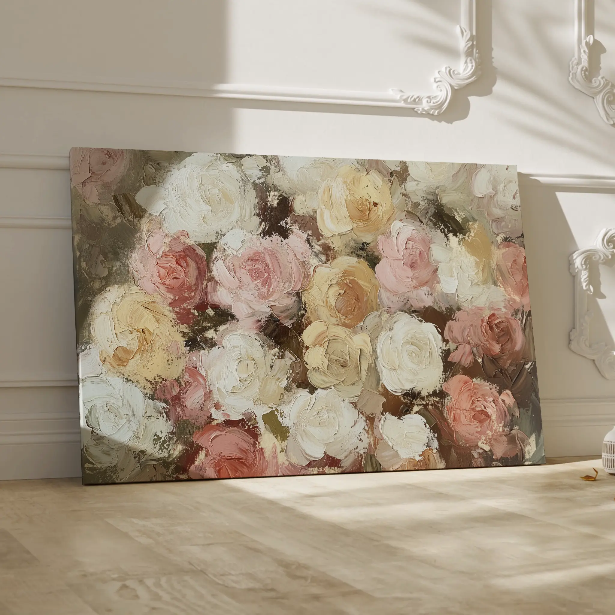 Floral Canvas Wall Art WAD779-F 90 x 60 cm / Stretched on hidden frame