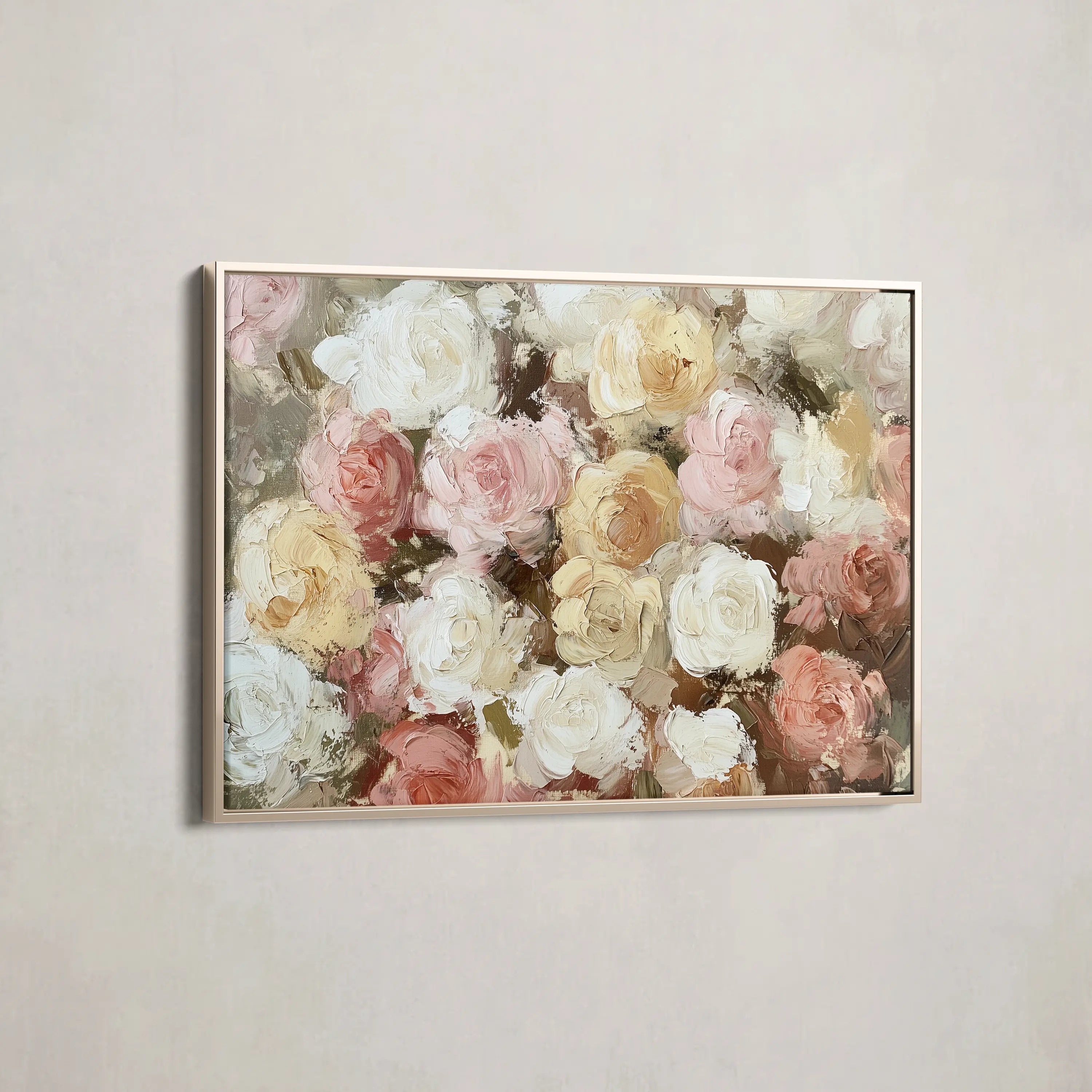 Floral Canvas Wall Art WAD779-F 90 x 60 cm / Stretched on hidden frame