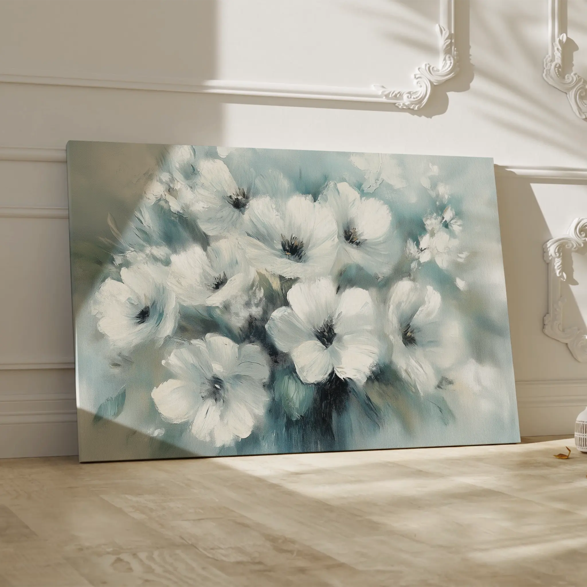 Floral Canvas Wall Art WAD781-F 90 x 60 cm / Stretched on hidden frame