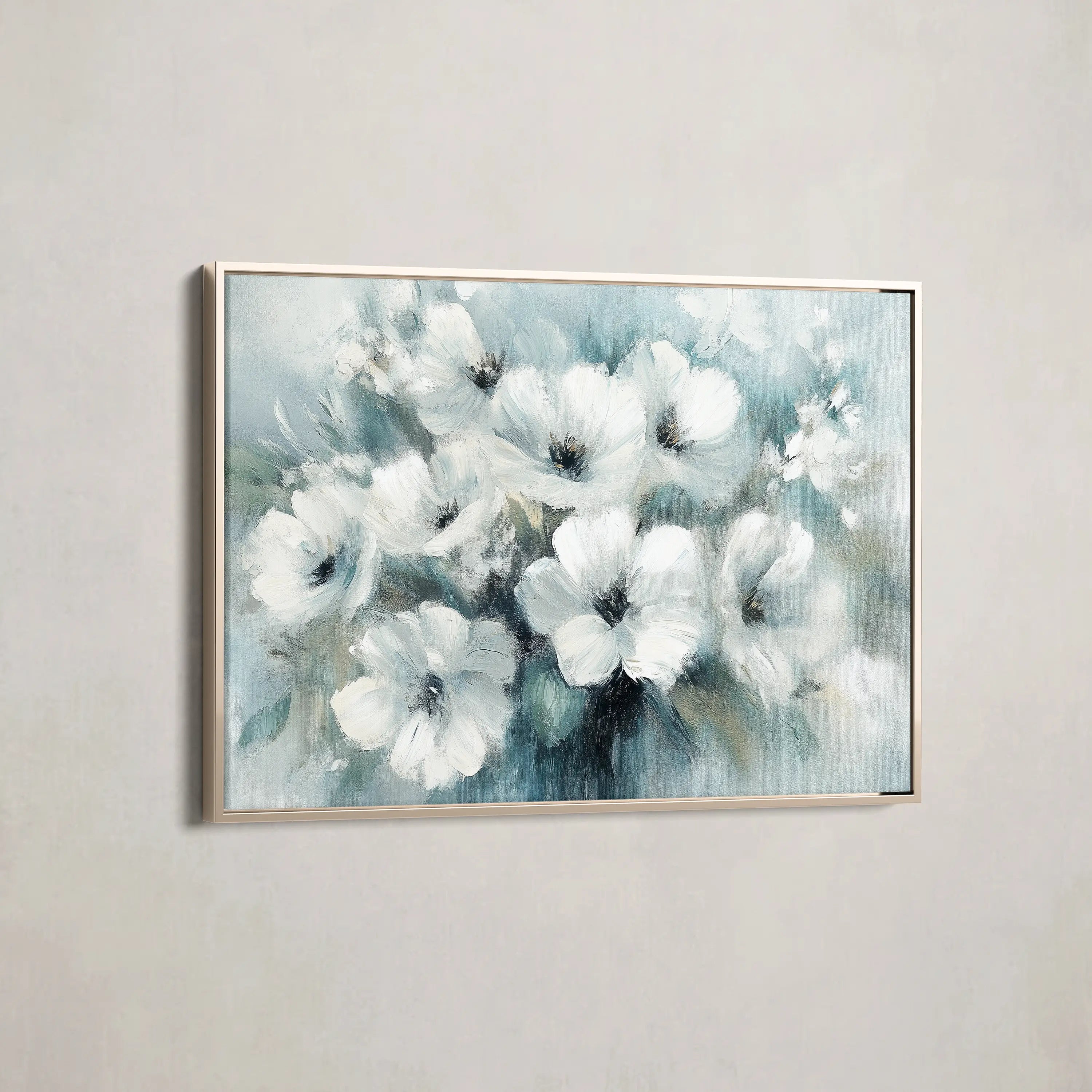 Floral Canvas Wall Art WAD781-F 90 x 60 cm / Stretched on hidden frame