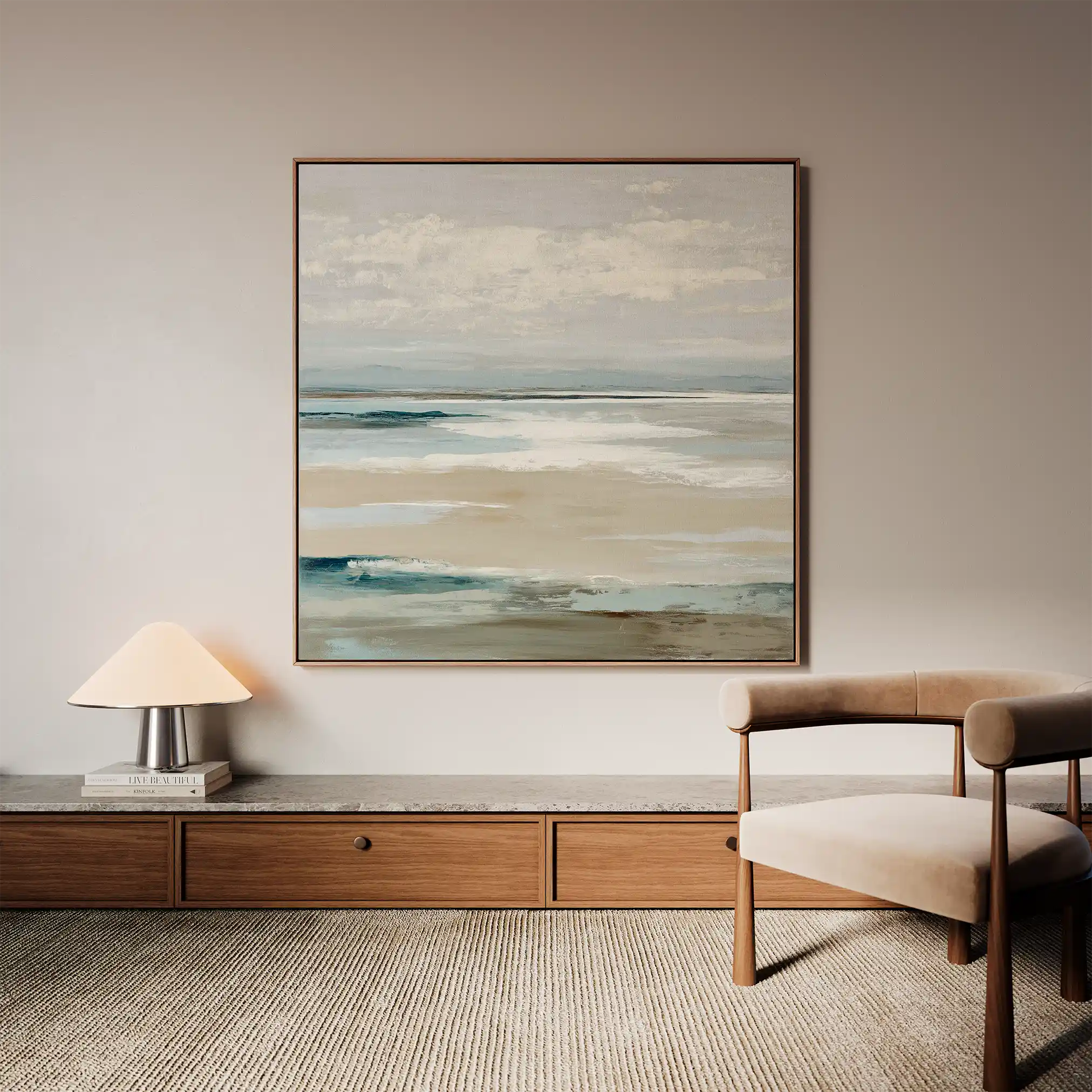 Abstract 784 Canvas Art 60 x 60 cm / Stretched on hidden frame