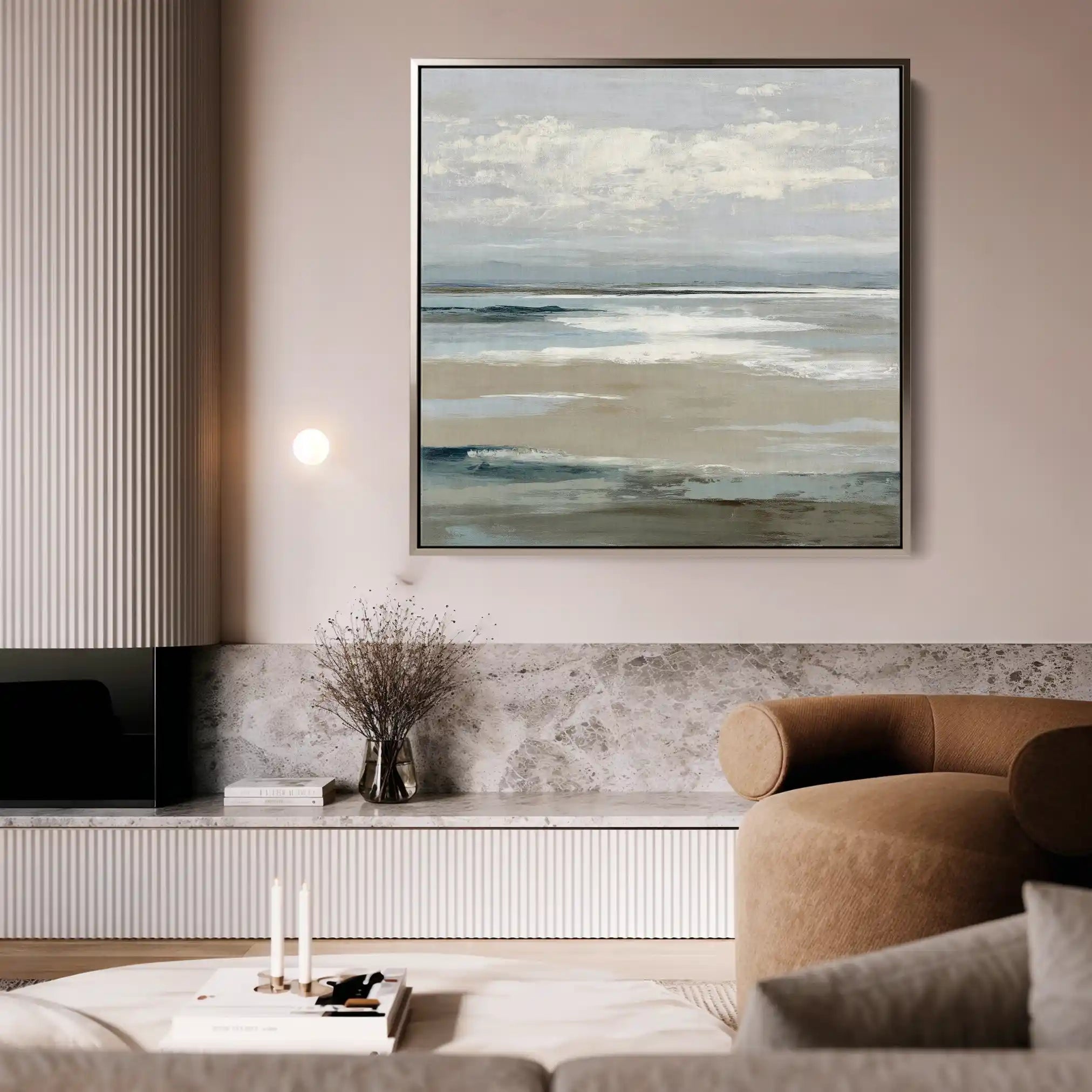 Abstract 784 Canvas Art 60 x 60 cm / Stretched on hidden frame
