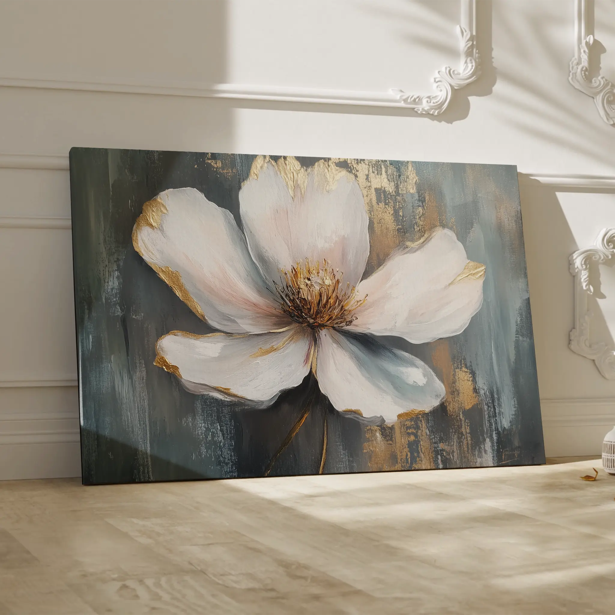 Floral Canvas Wall Art WAD784-F 90 x 60 cm / Stretched on hidden frame