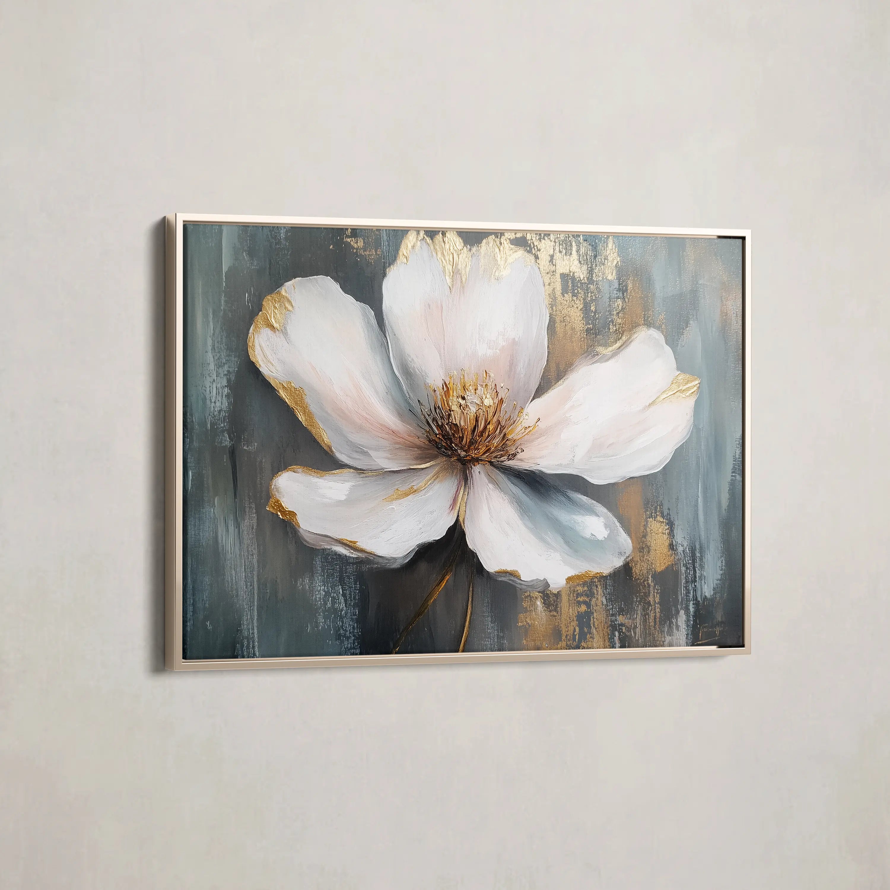 Floral Canvas Wall Art WAD784-F 90 x 60 cm / Stretched on hidden frame