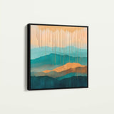Abstract 785 Canvas Art 60 x 60 cm / Stretched on hidden frame