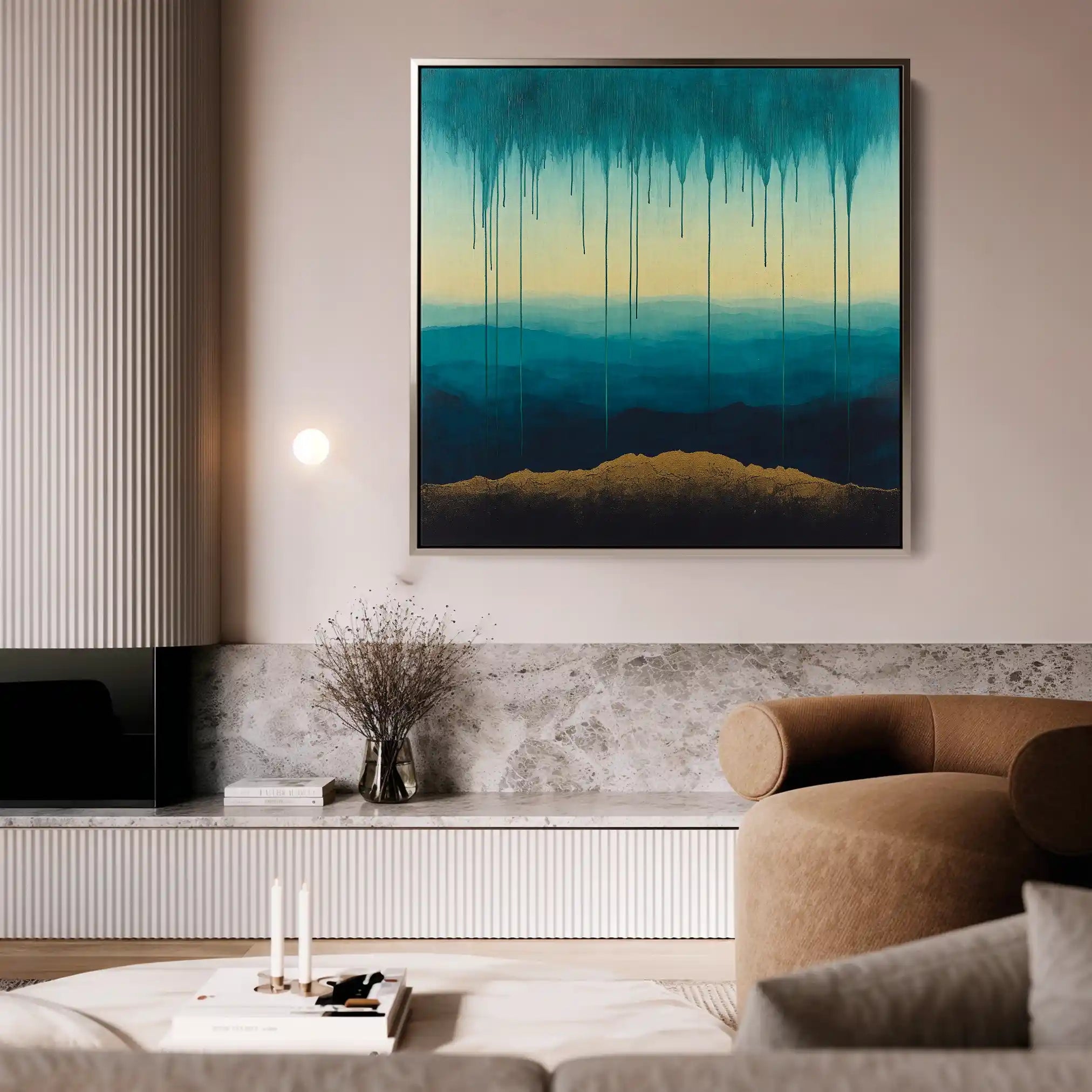 Abstract 786 Canvas Art 60 x 60 cm / Stretched on hidden frame