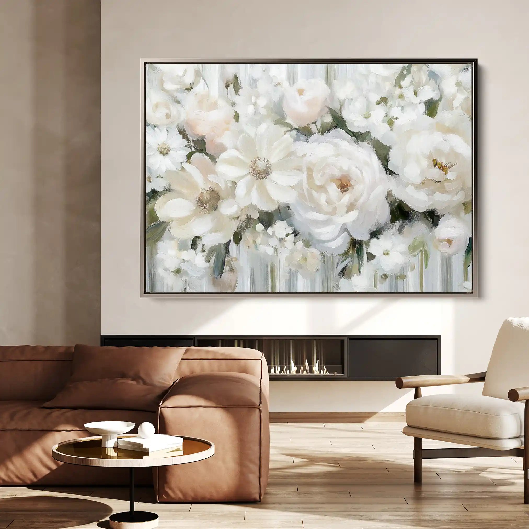 Floral Canvas Wall Art WAD786-F 90 x 60 cm / Stretched on hidden frame