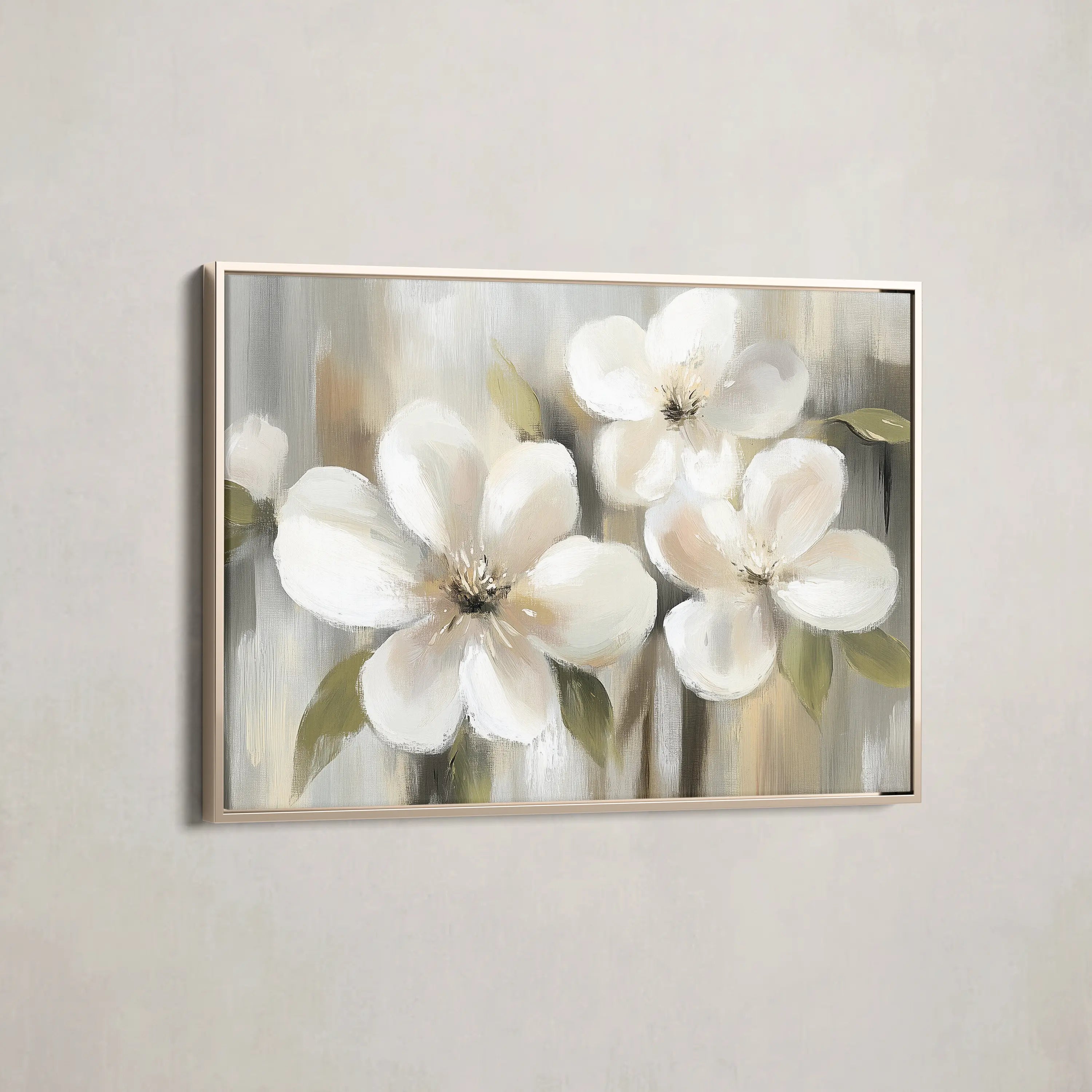 Floral Canvas Wall Art WAD787-F 90 x 60 cm / Stretched on hidden frame