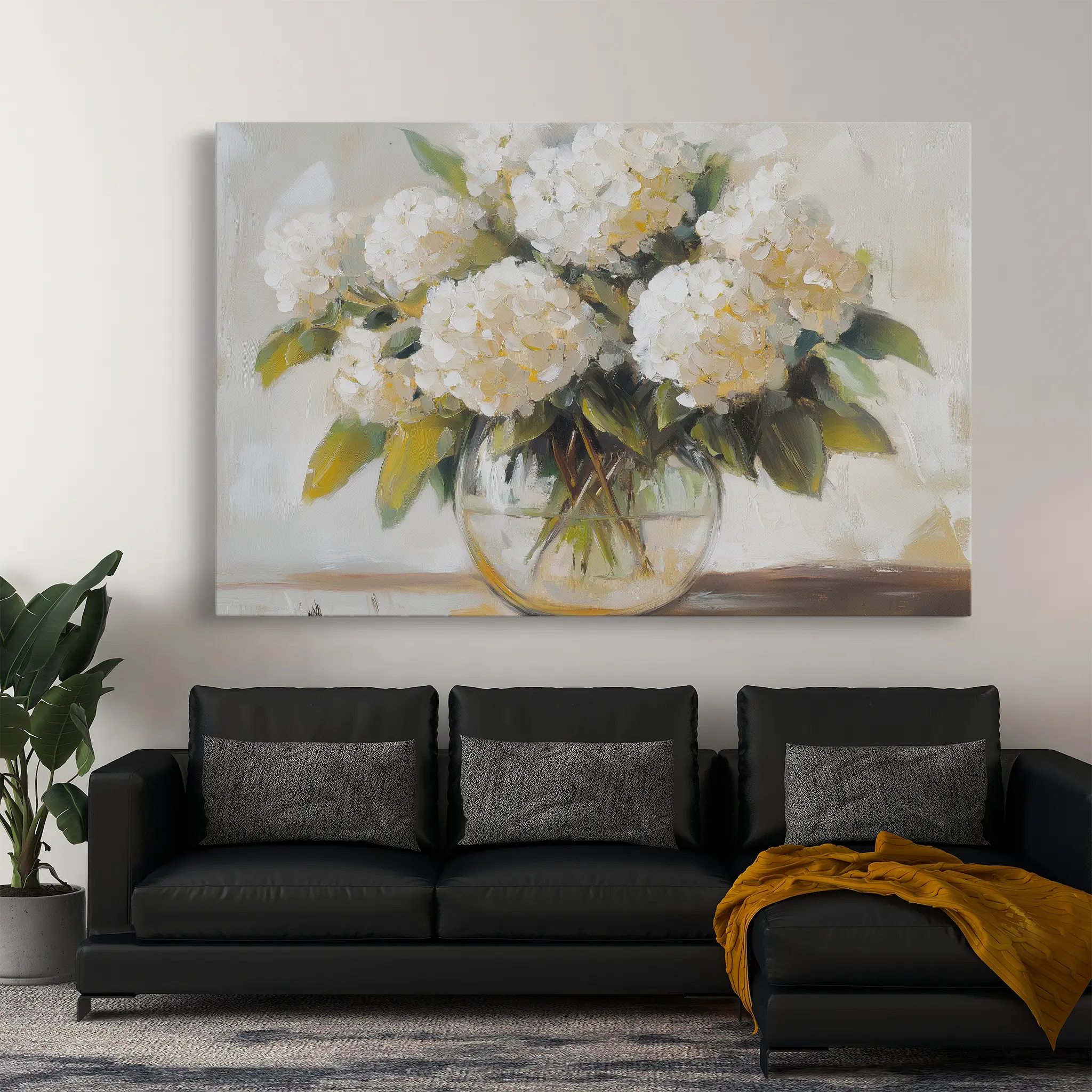 Floral Canvas Wall Art WAD788-F 90 x 60 cm / Stretched on hidden frame