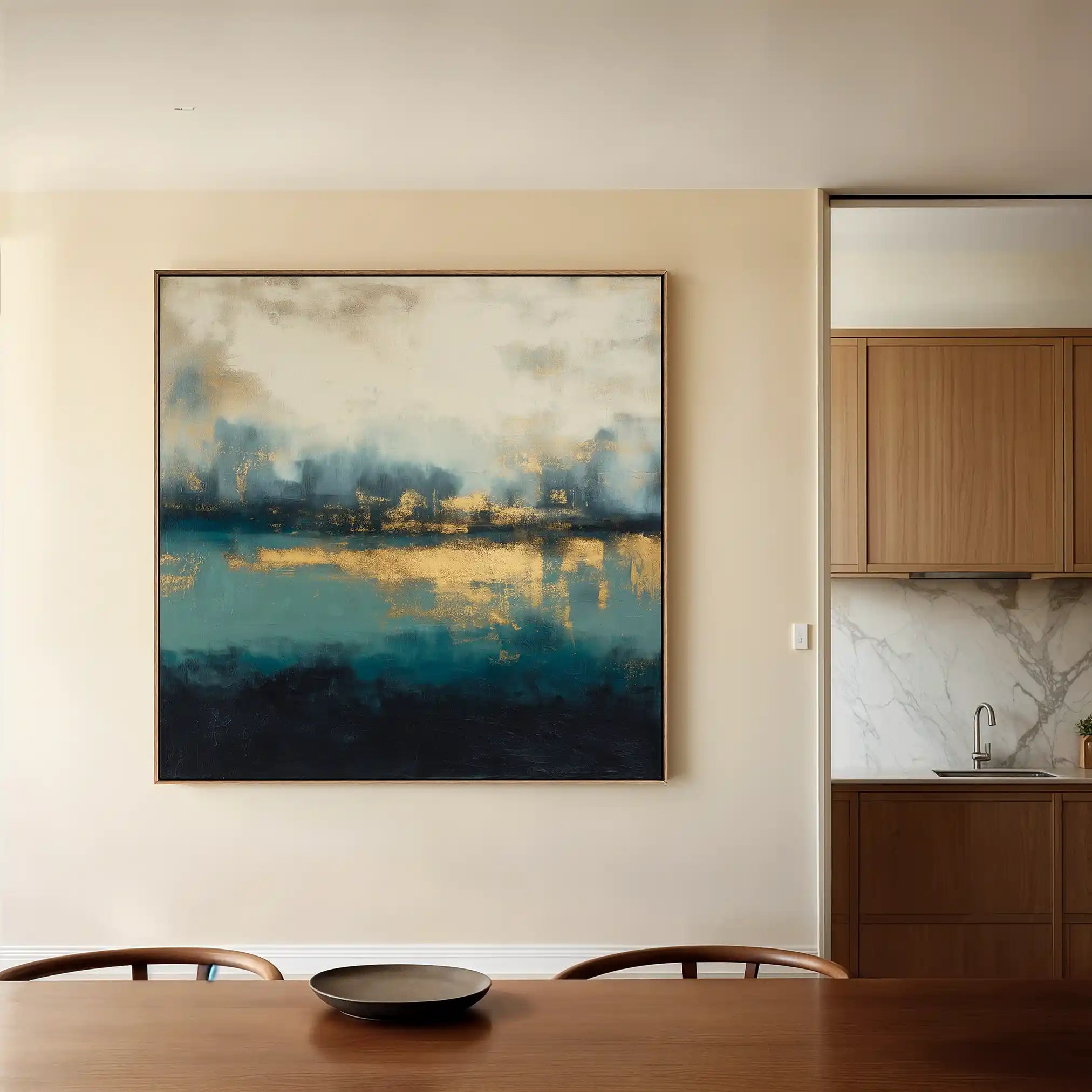 Abstract 789 Canvas Art 60 x 60 cm / Stretched on hidden frame