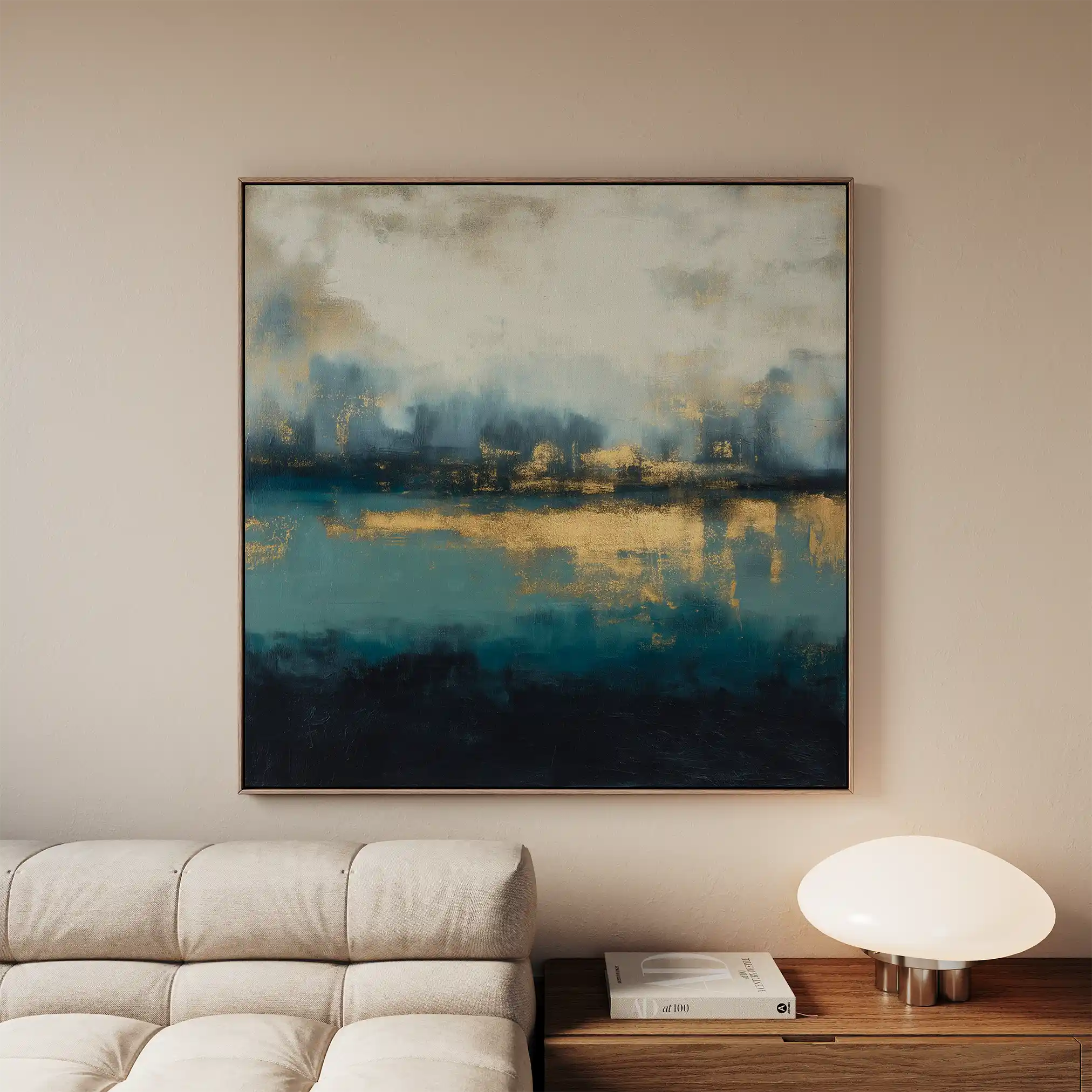 Abstract 789 Canvas Art 60 x 60 cm / Stretched on hidden frame