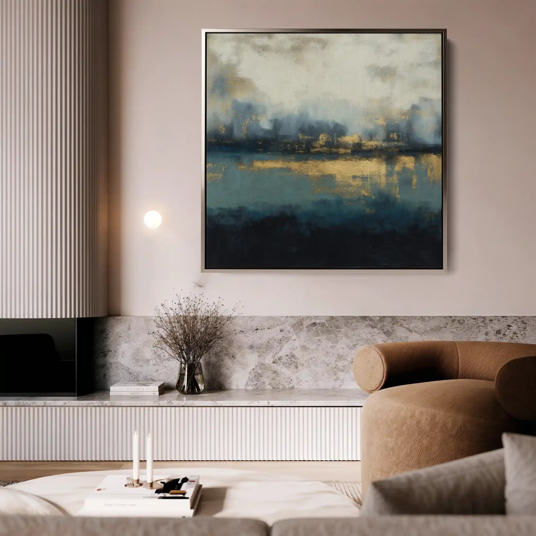 Abstract 789 Canvas Art 60 x 60 cm / Stretched on hidden frame