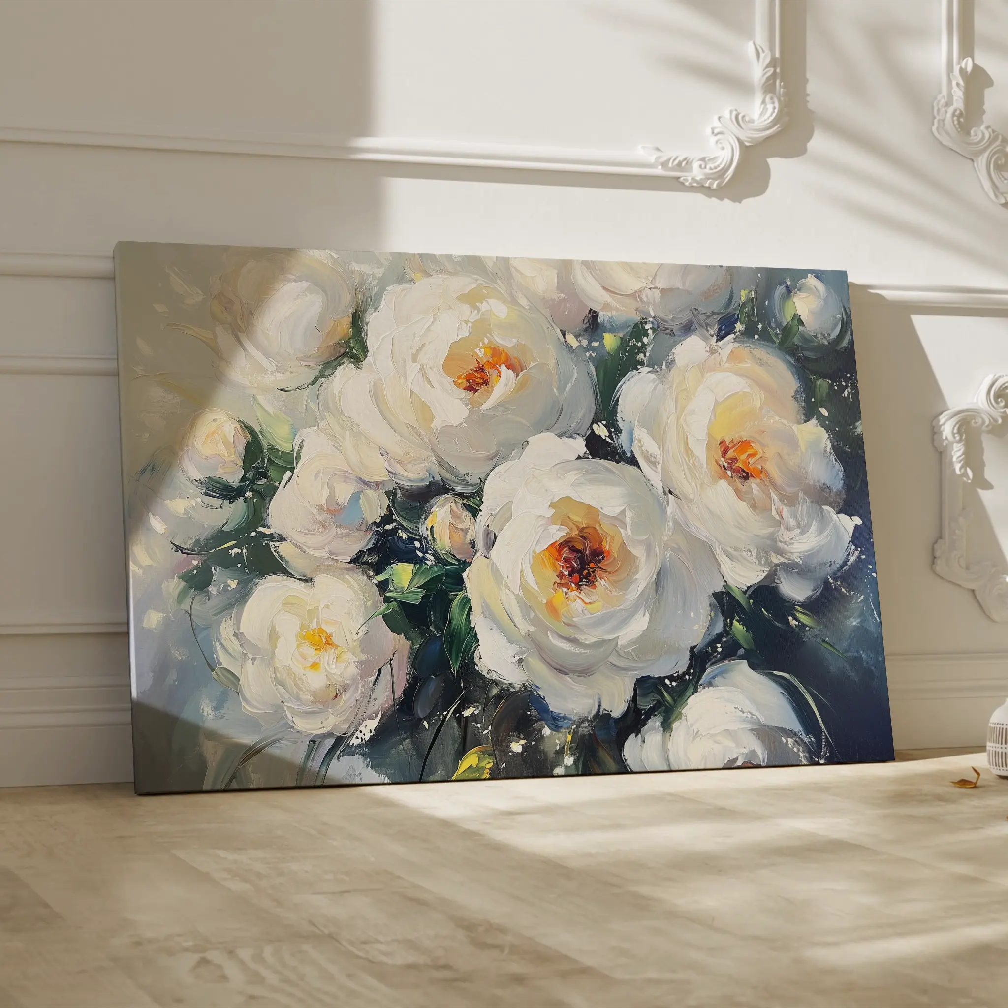 Floral Canvas Wall Art WAD789-F 90 x 60 cm / Stretched on hidden frame