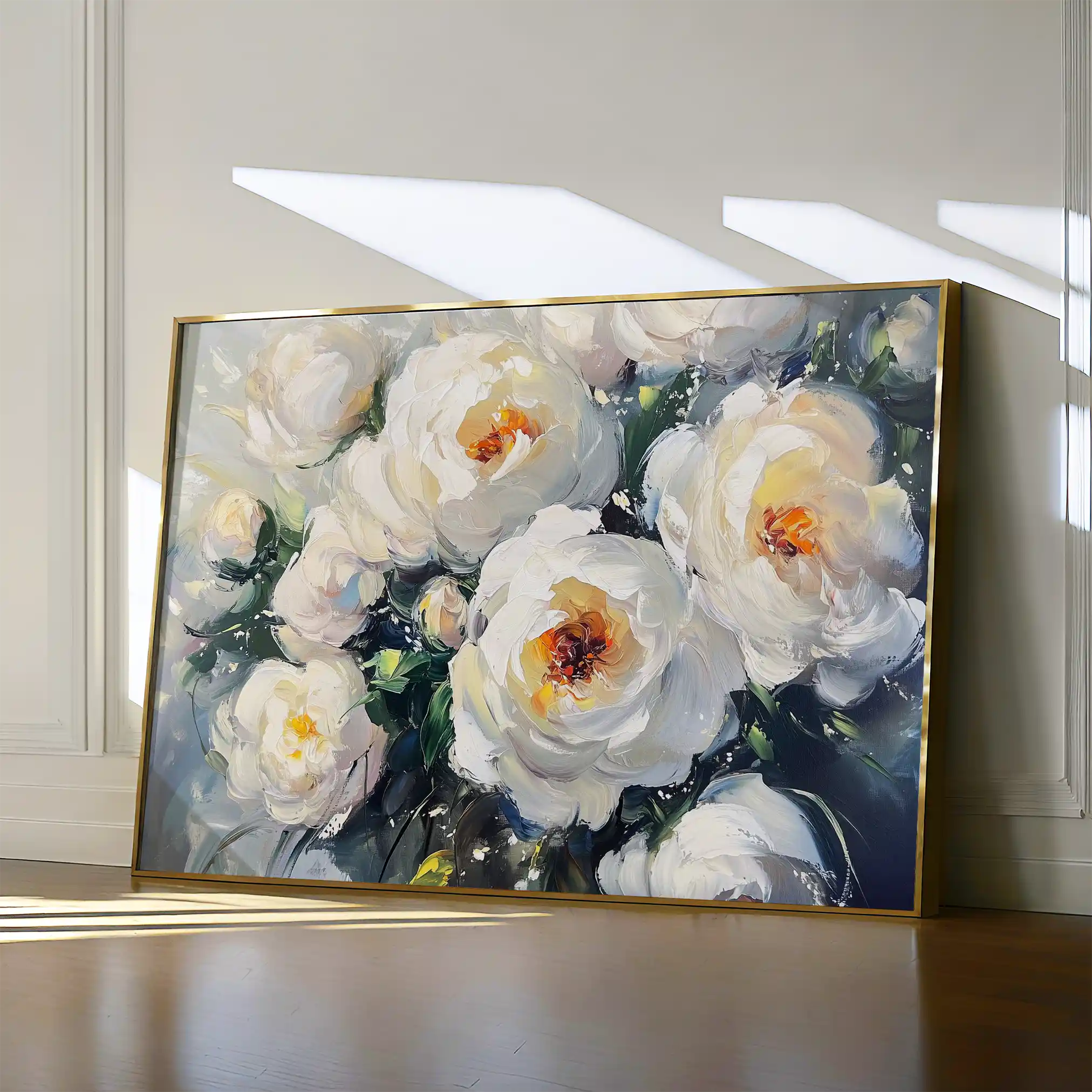 Floral Canvas Wall Art WAD789-F 90 x 60 cm / Stretched on hidden frame