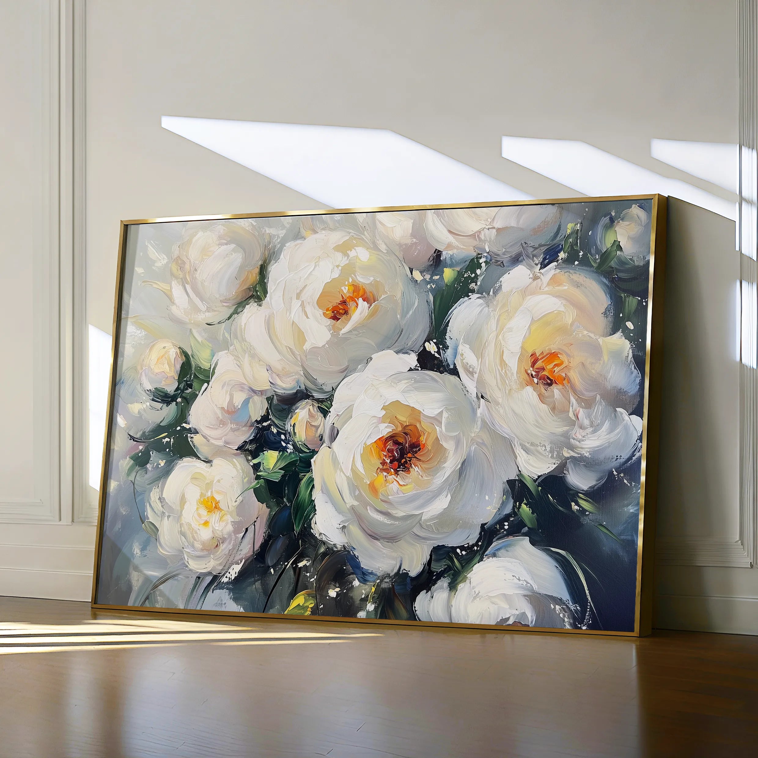 Floral Canvas Wall Art WAD789-F 90 x 60 cm / Stretched on hidden frame