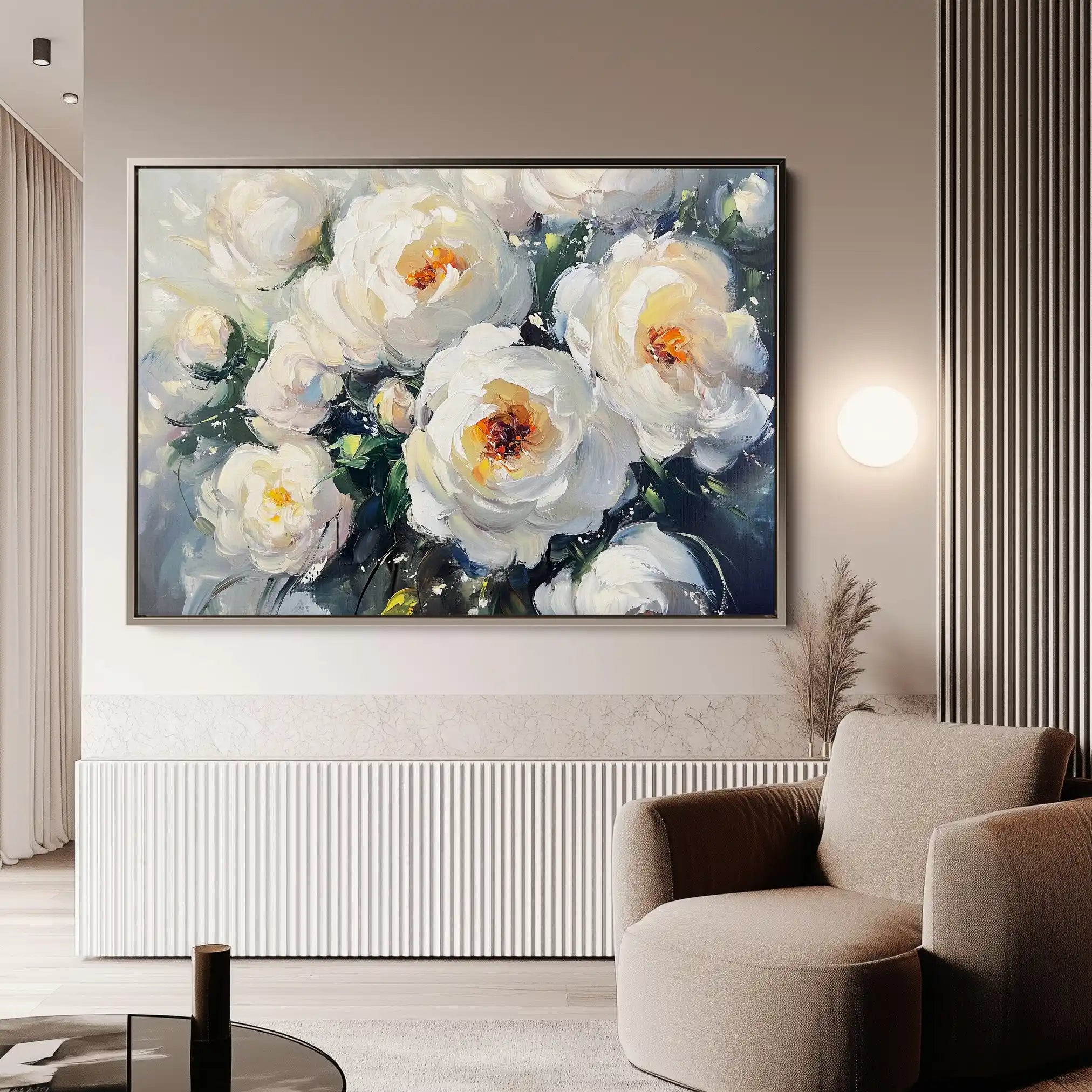 Floral Canvas Wall Art WAD789-F 90 x 60 cm / Stretched on hidden frame