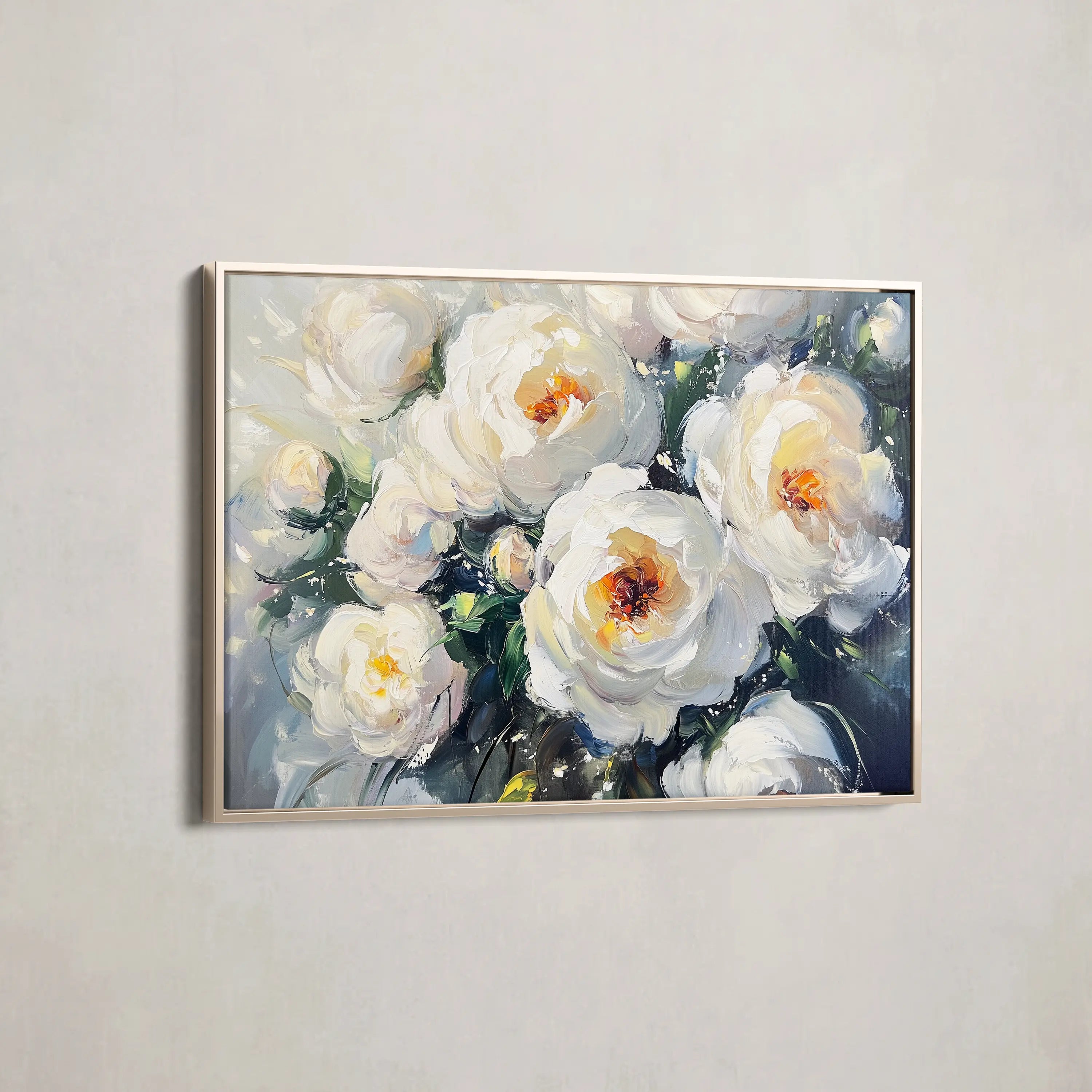 Floral Canvas Wall Art WAD789-F 90 x 60 cm / Stretched on hidden frame