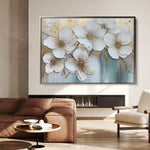 Floral Canvas Wall Art WAD791-F 90 x 60 cm / Stretched on hidden frame