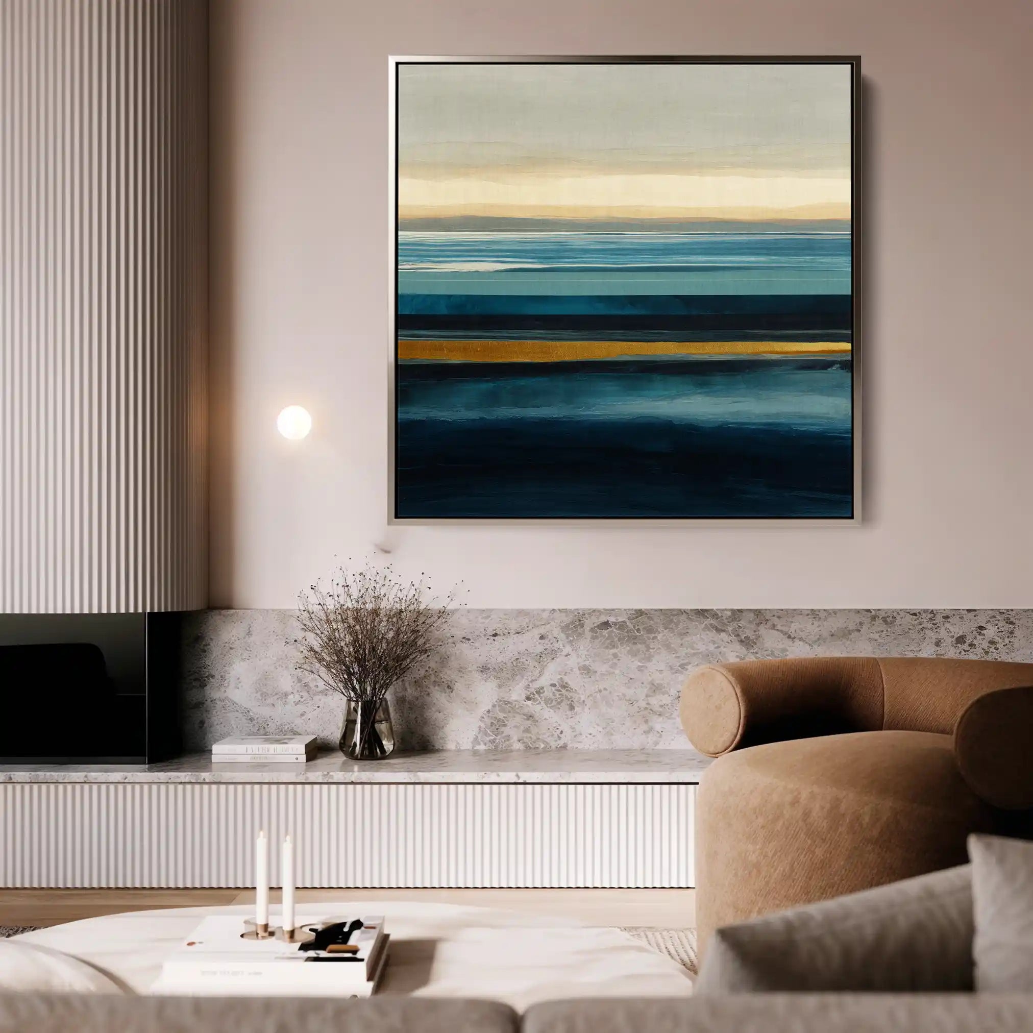 Abstract 793 Canvas Art 60 x 60 cm / Stretched on hidden frame