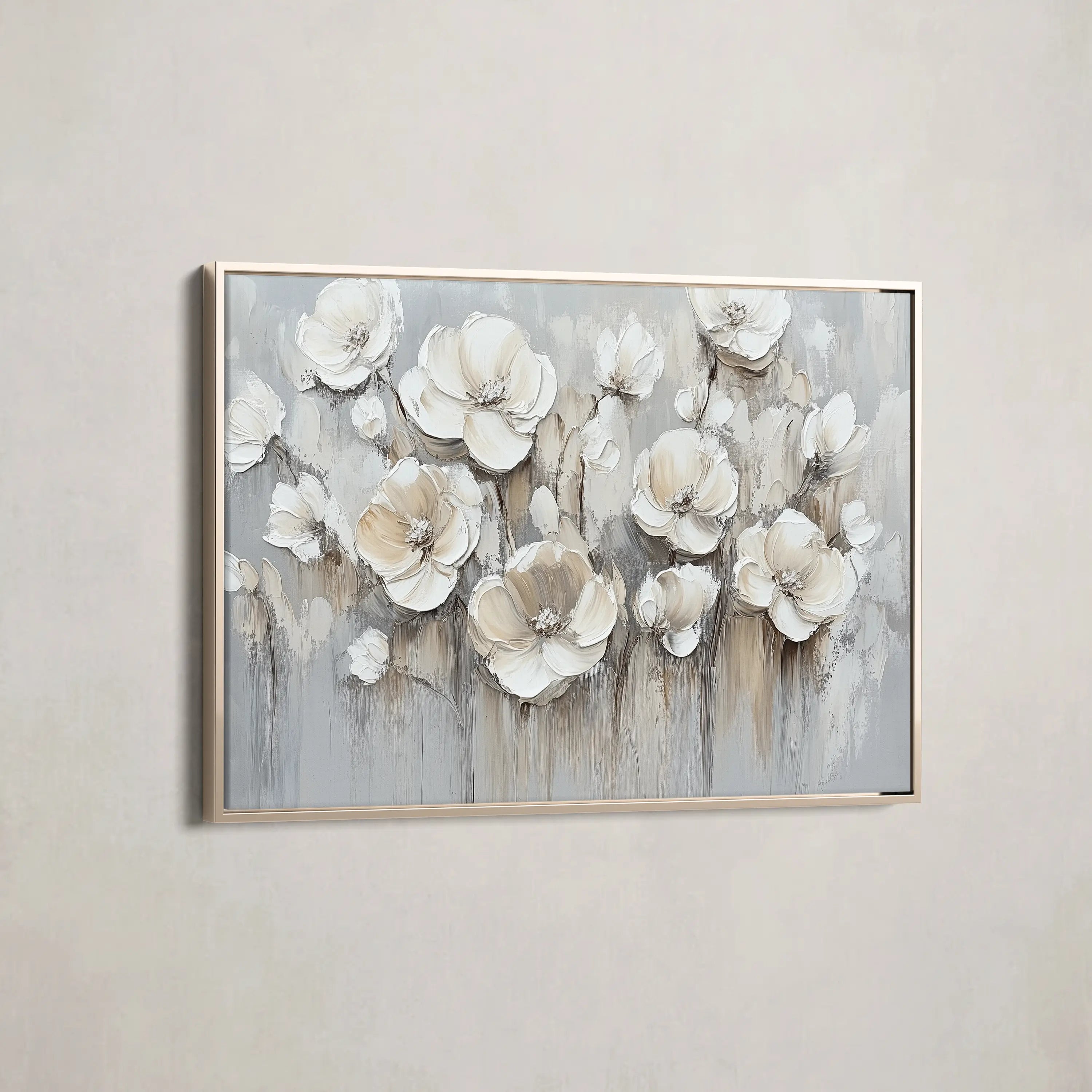 Floral Canvas Wall Art WAD793-F 90 x 60 cm / Stretched on hidden frame